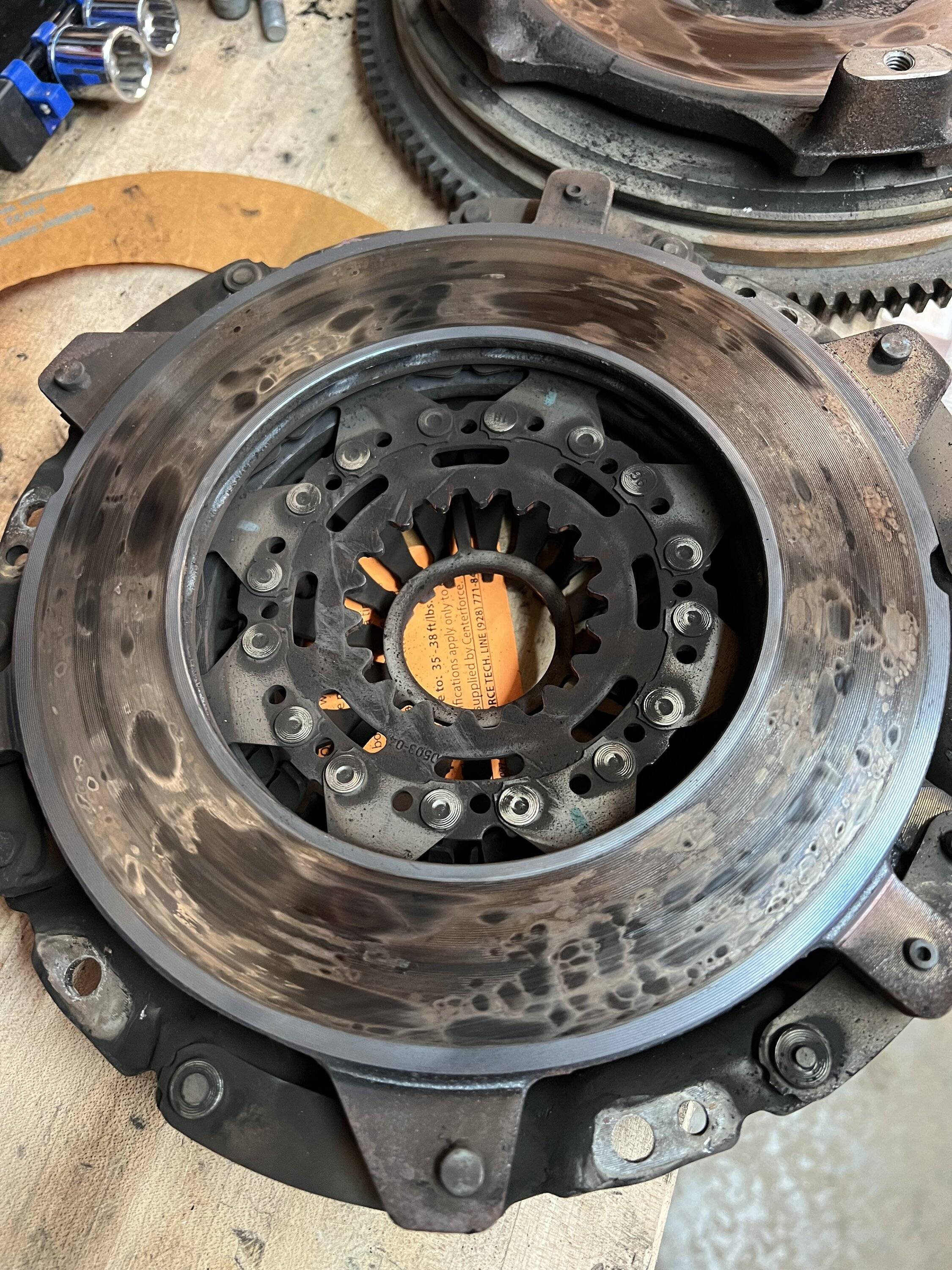 Jeep Gladiator Pics & examination of 70,000 mile factory clutch IMG_2593