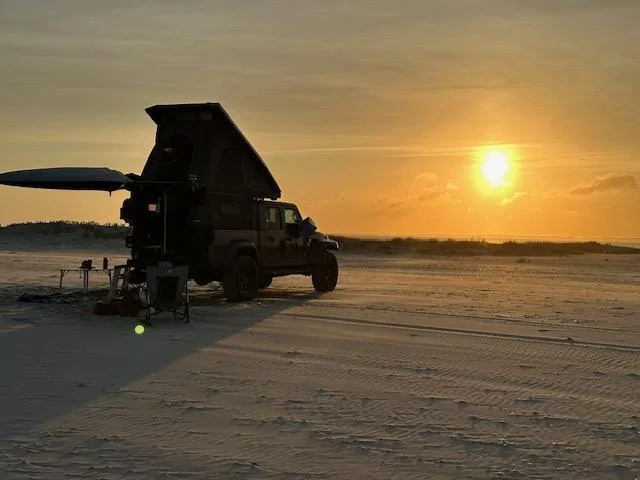 Jeep Gladiator Alu-Cab Canopy Camper Roll Call harker sunset 2