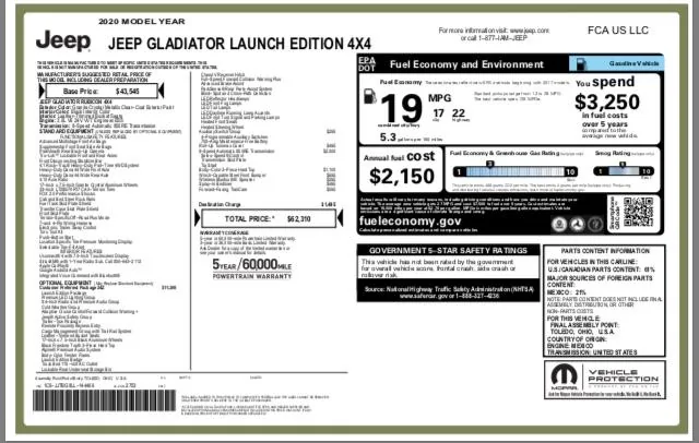 Jeep Gladiator First Granite Crystal VIN# Post Here D0396444-AB45-4E32-9E34-76A70365FCCB