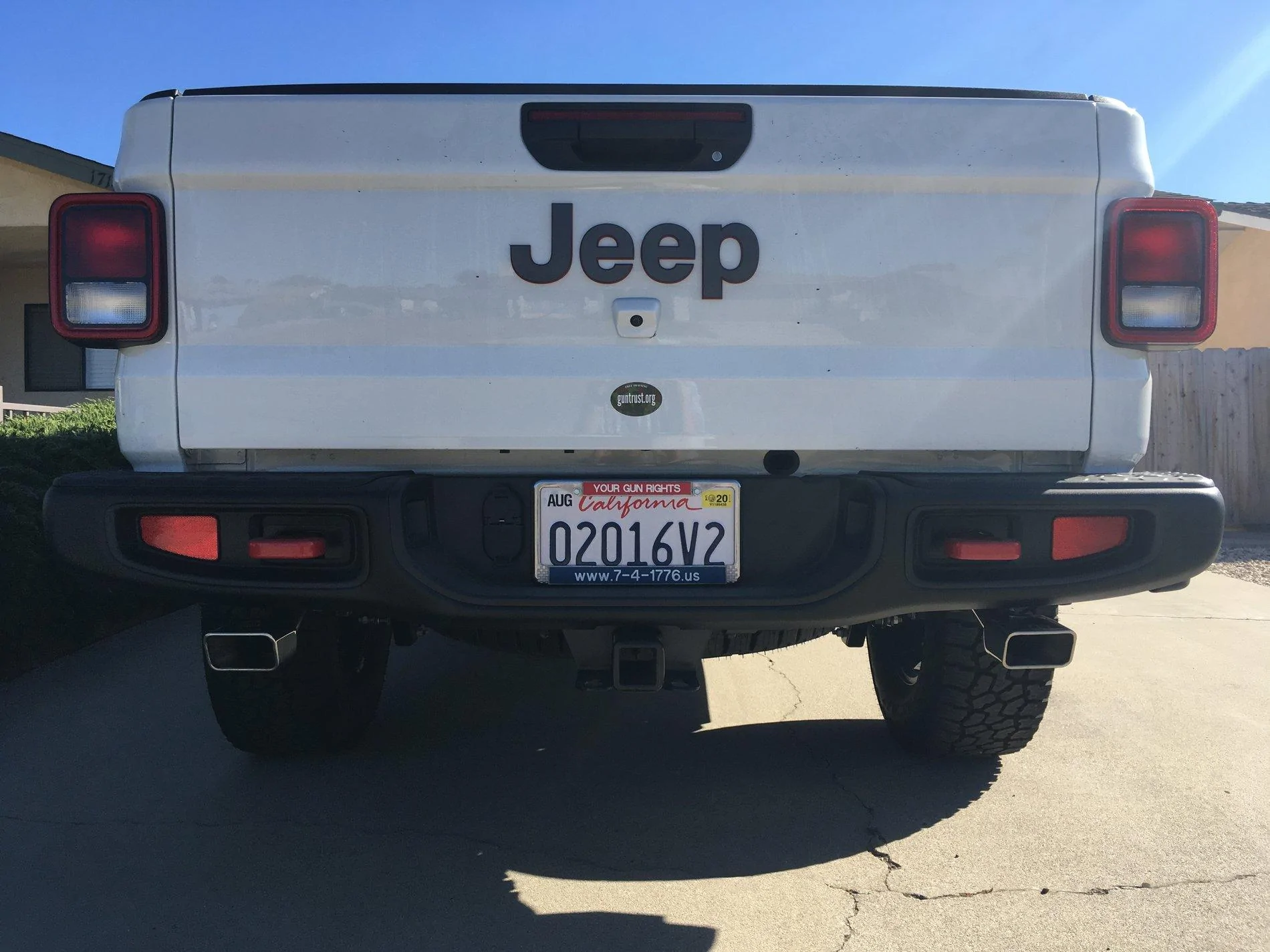 Jeep Gladiator Mopar Catback Exhaust on JT catback