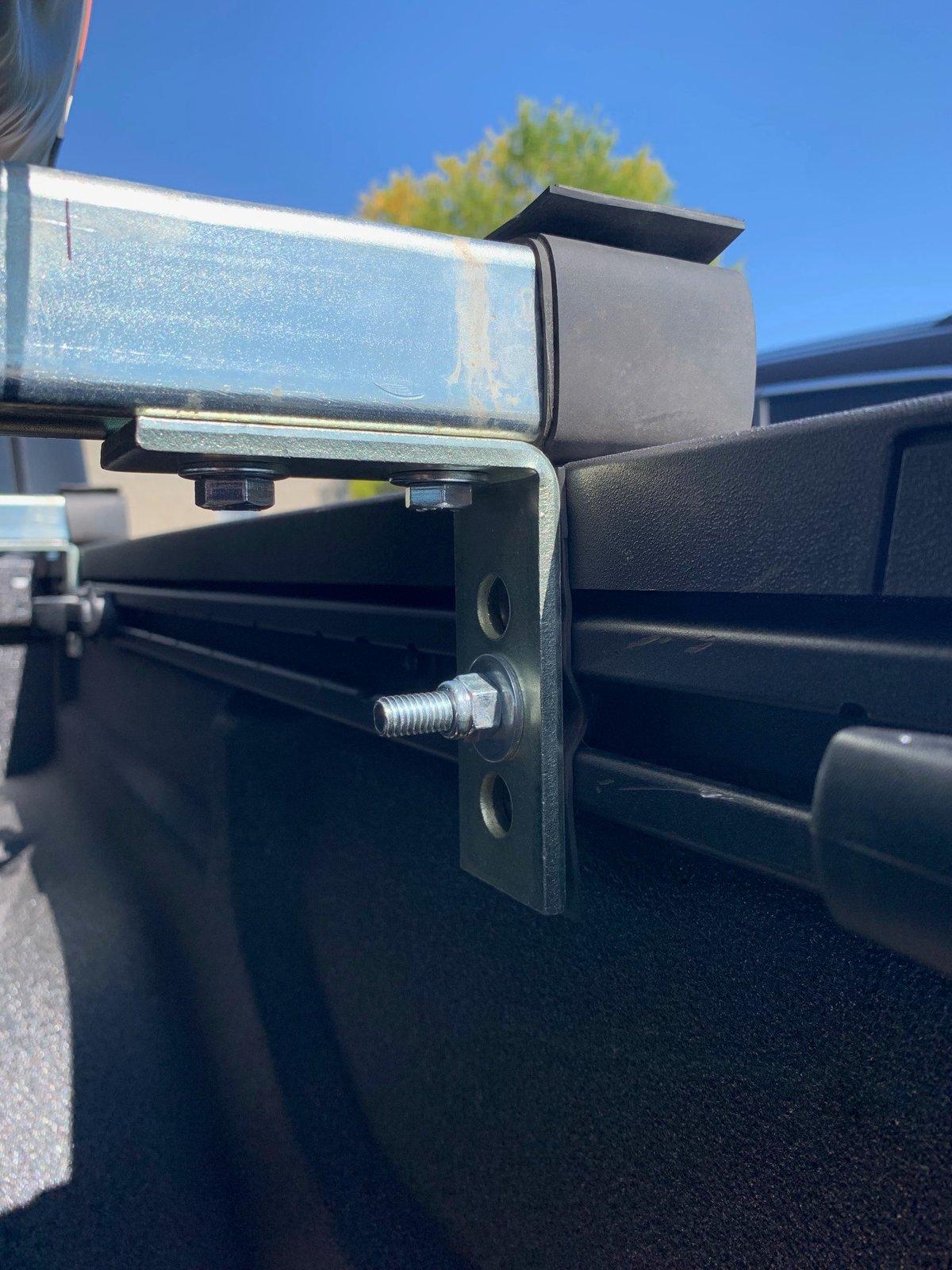 Jeep Gladiator Homemade Unistrut Tent Mount on Bed e