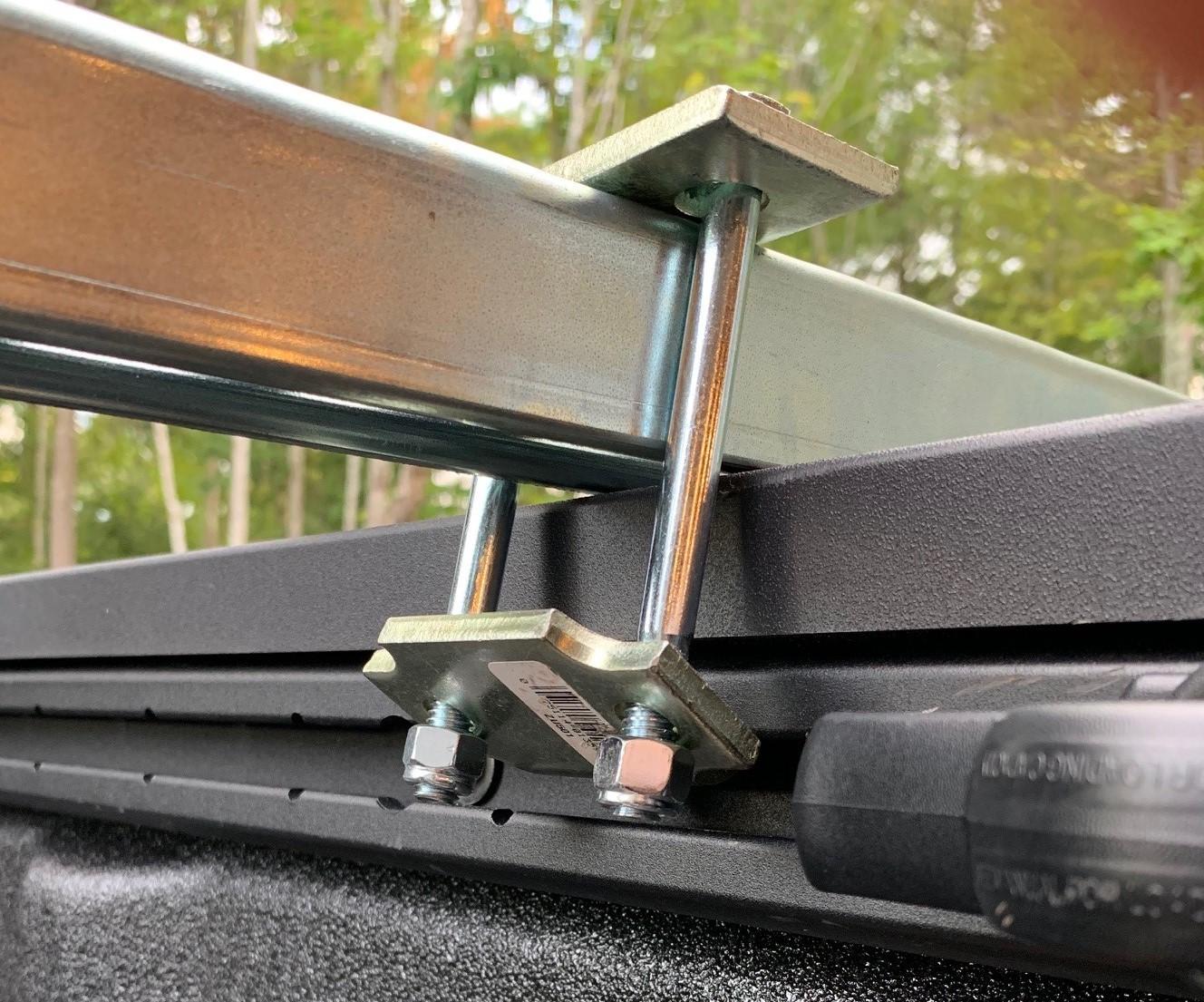 Jeep Gladiator Homemade Unistrut Tent Mount on Bed I (2)