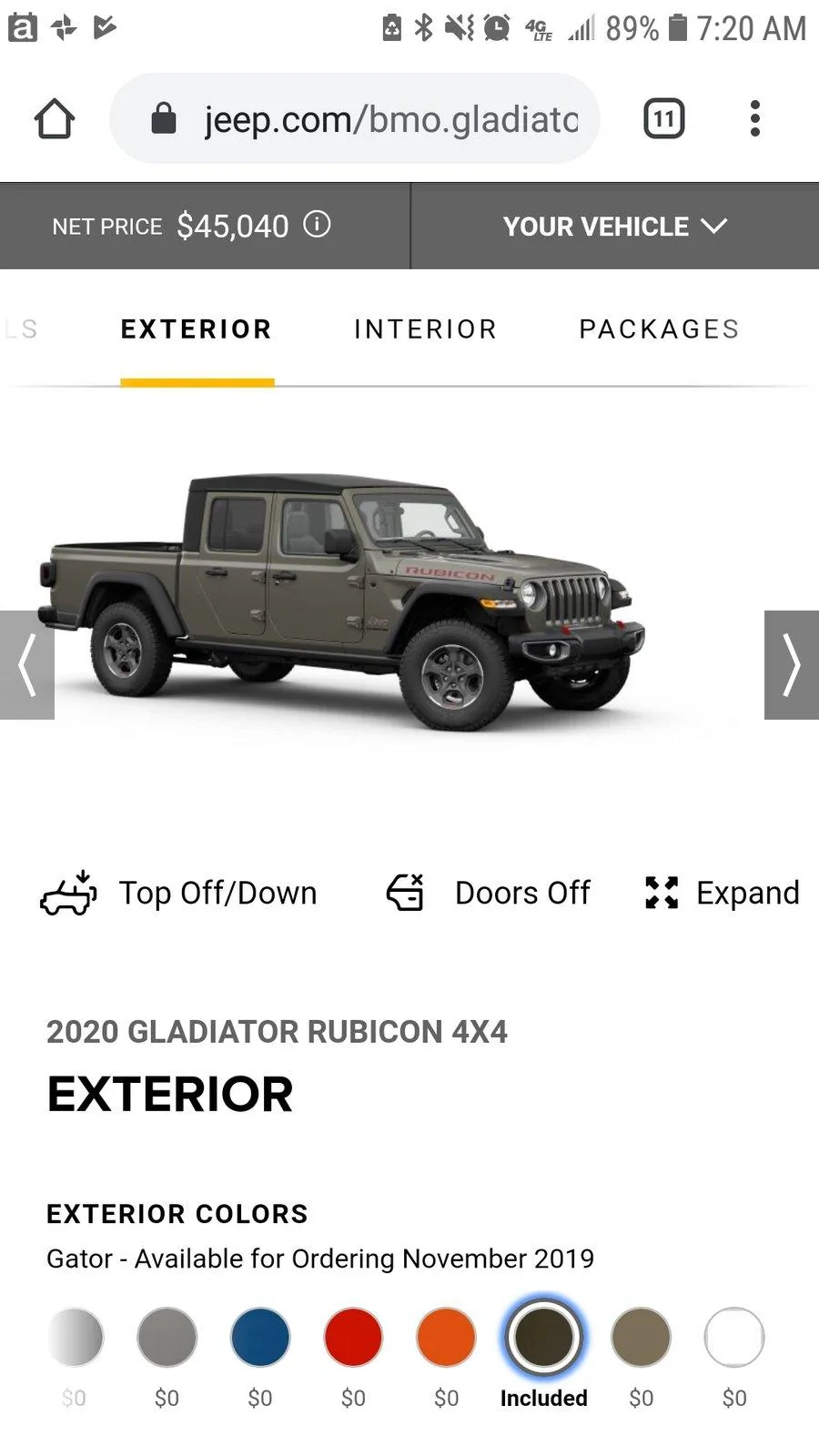 Jeep Gladiator GATOR Gladiator JT Club Screenshot_20190920-072025_Chrom