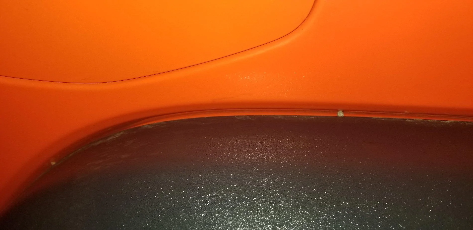Jeep Gladiator Stone chip on black fenders 20190921_041642