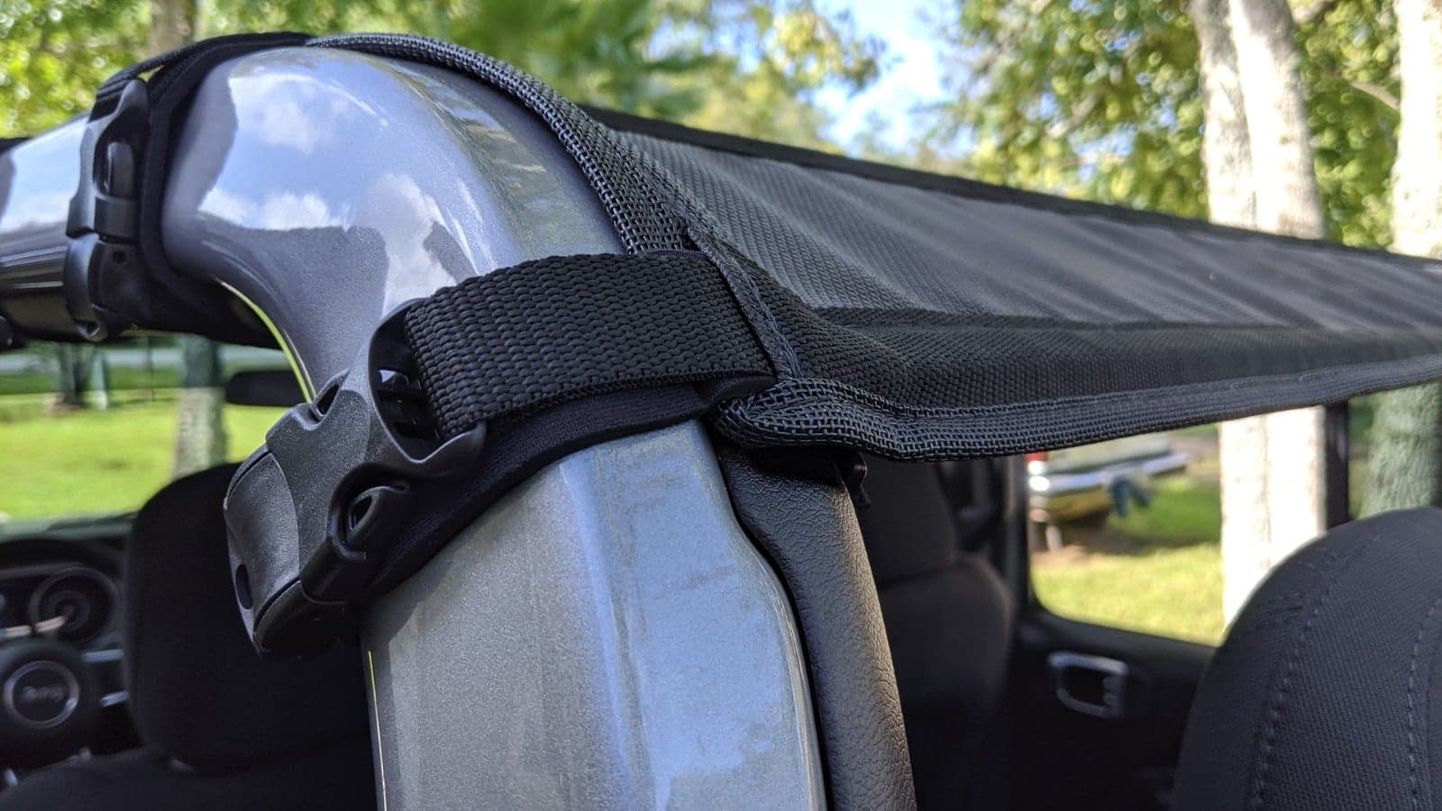 Jeep Gladiator JTopsUsa FULL sunshade installed! 71679937_1247713298734015_6603956682290626560_n