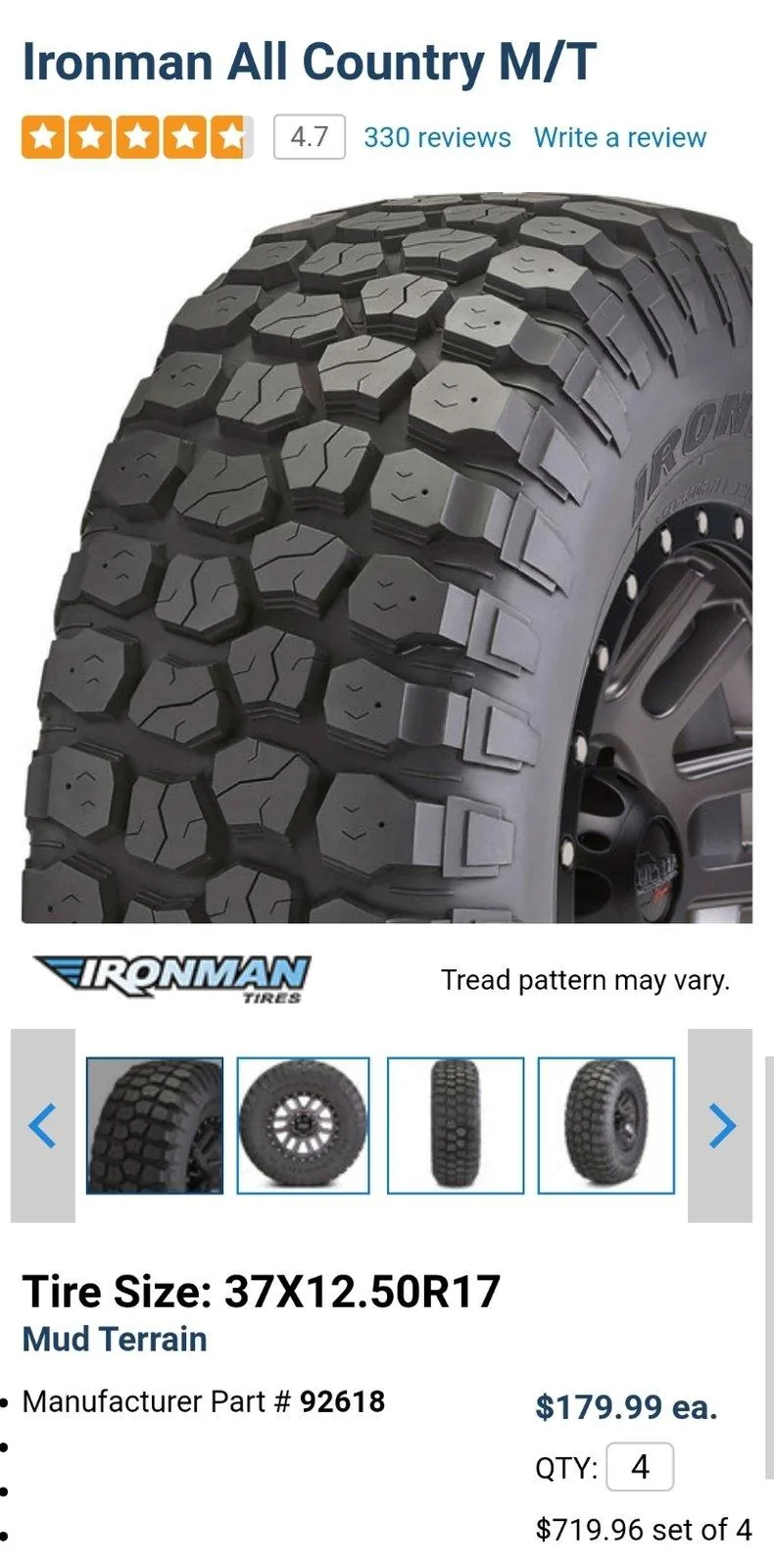 Jeep Gladiator Iornman 37 mud terrains for $180? Screenshot_20190921-160813_Chrom
