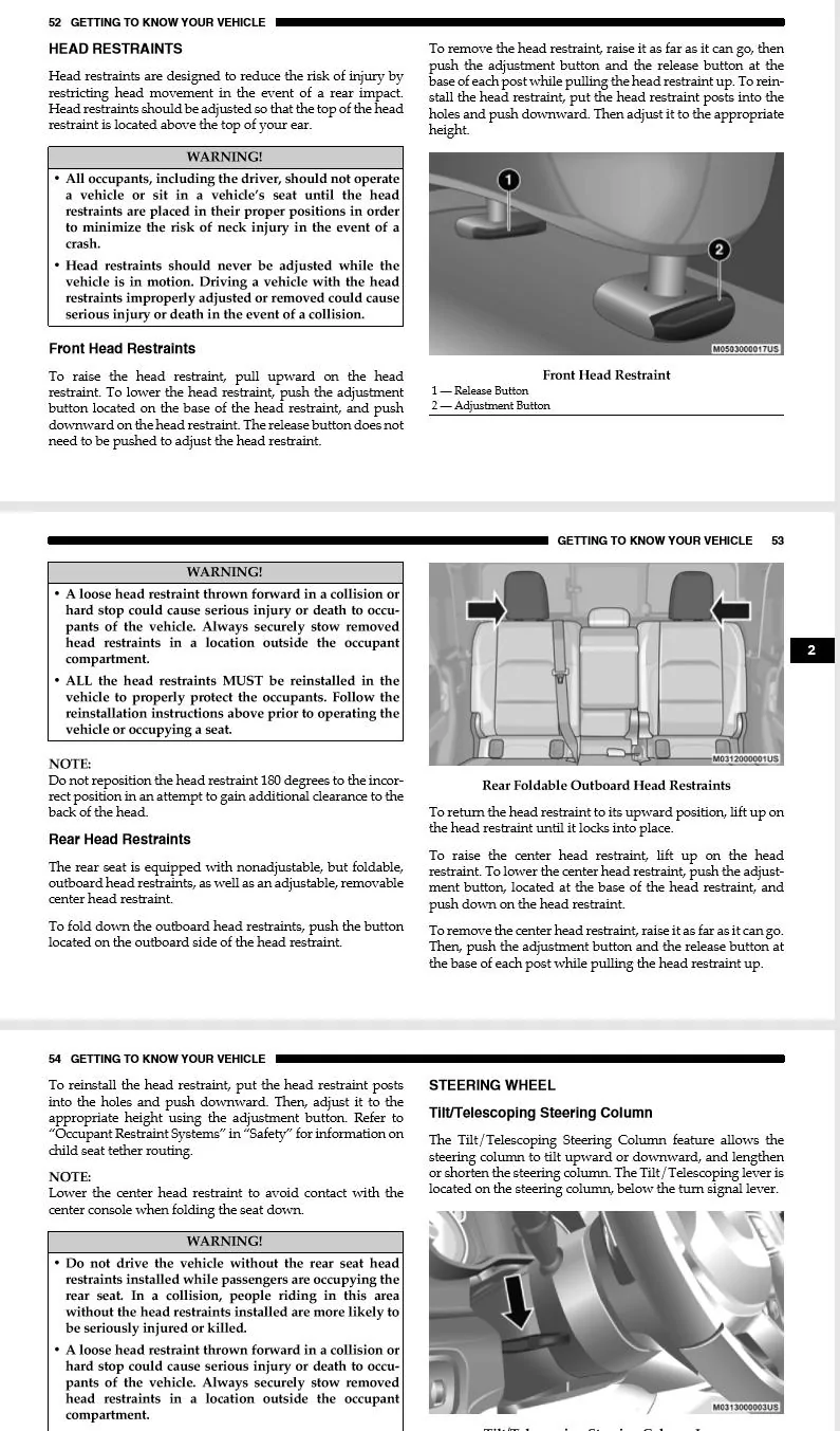 Jeep Gladiator Are the rear headrest removable? Image2