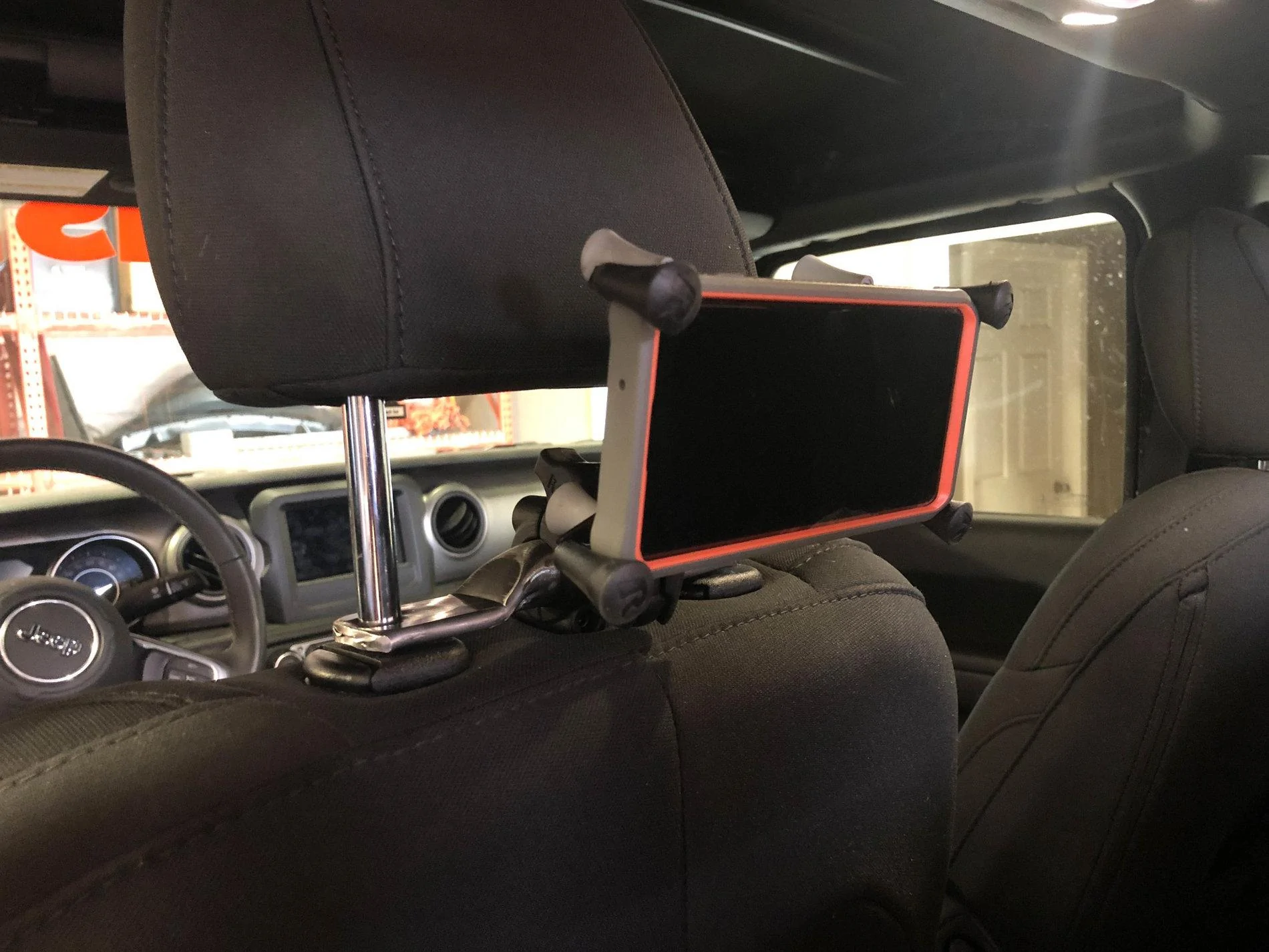 Jeep Gladiator JL/JT Rear Seat RAM Mount Prototype RAM001