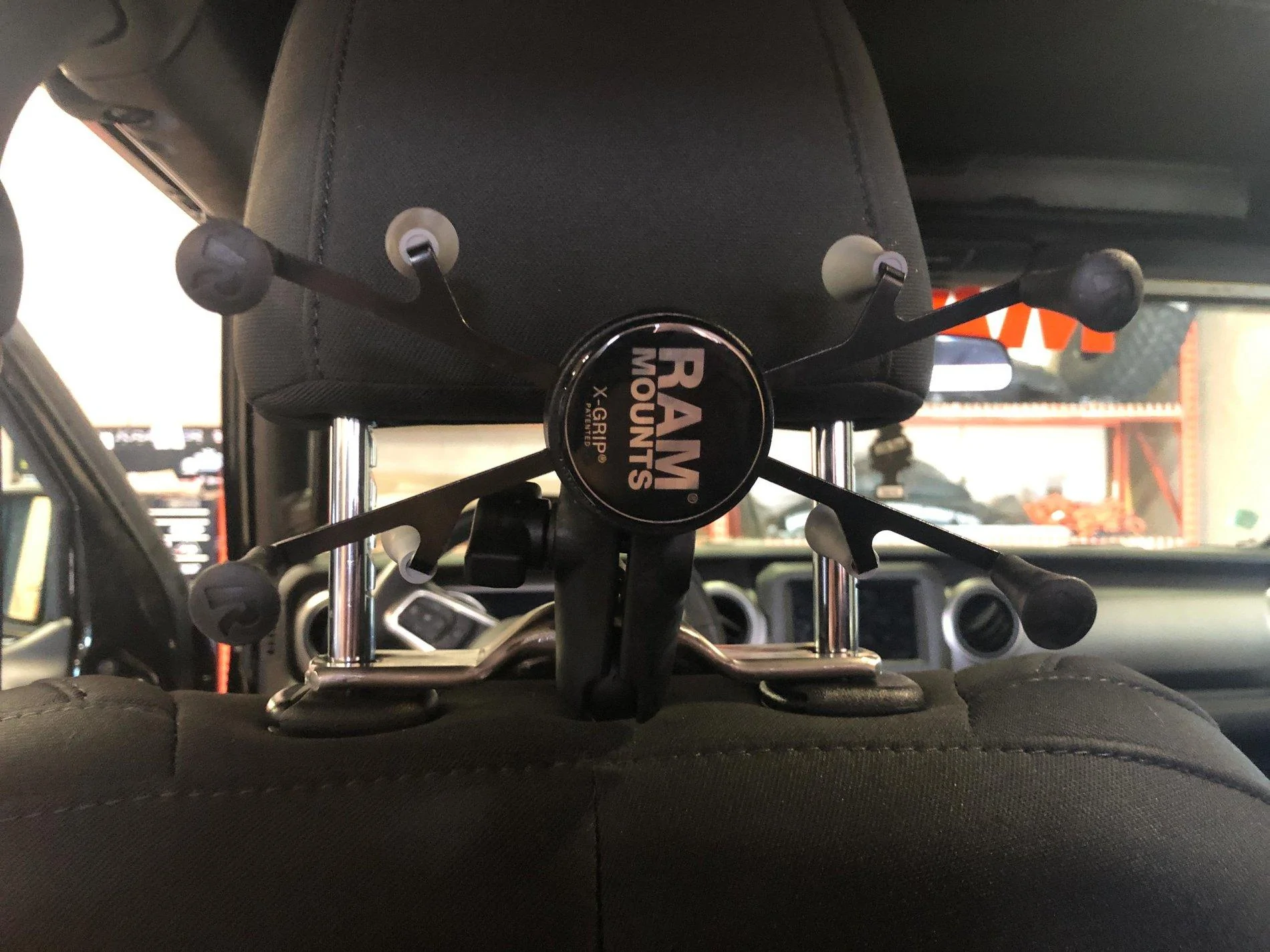 Jeep Gladiator JL/JT Rear Seat RAM Mount Prototype RAM003