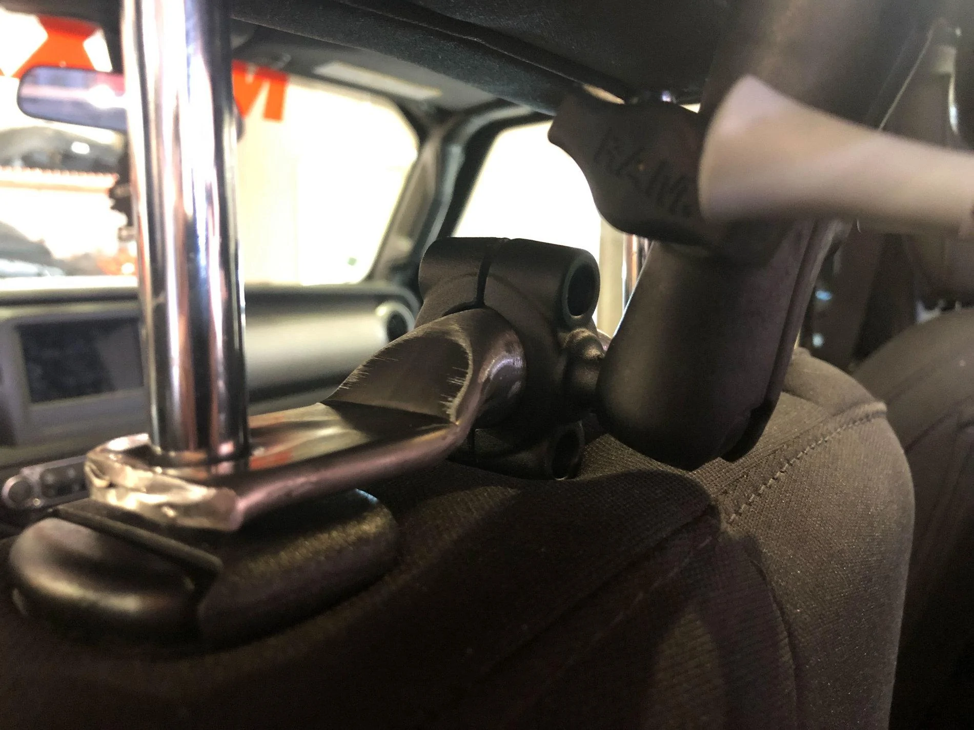 Jeep Gladiator JL/JT Rear Seat RAM Mount Prototype RAM002
