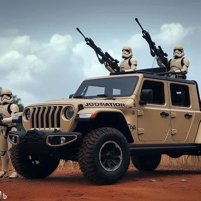 Jeep Gladiator Gladiator AI Artwork AI ST2