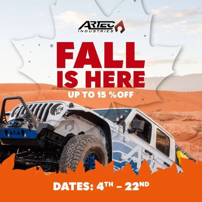 Jeep Gladiator Artec Industries Fall into Savings Sale On Now ! 4a337b77-9be9-4f9c-9fb4-3340293ba80f