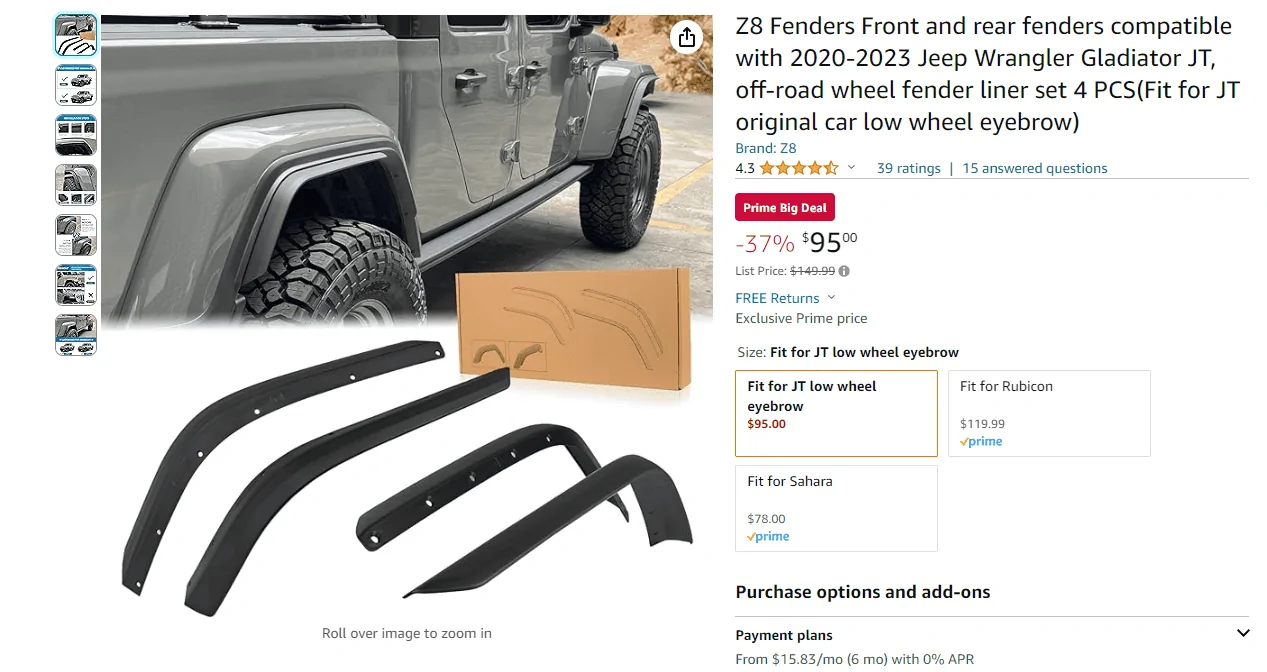 Jeep Gladiator Oct 10-11 2023 Amazon Prime Day Deals 1696961667044