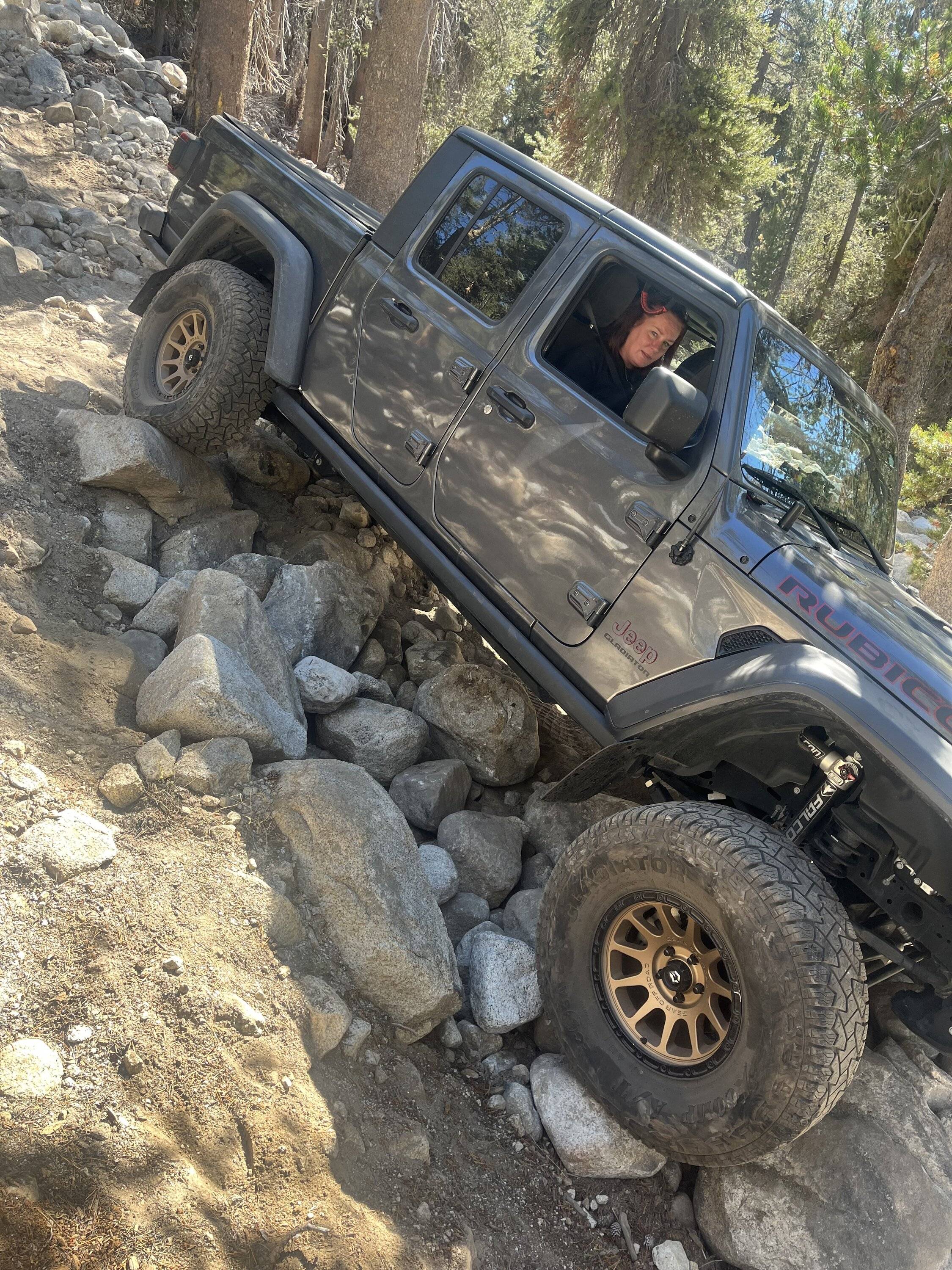 Jeep Gladiator Talk about a butt clencher -- Dusy Ershim Trail trip IMG_0449