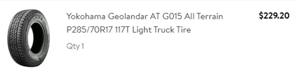 Jeep Gladiator Which Replacement Tires for Sport S? 1697038477432