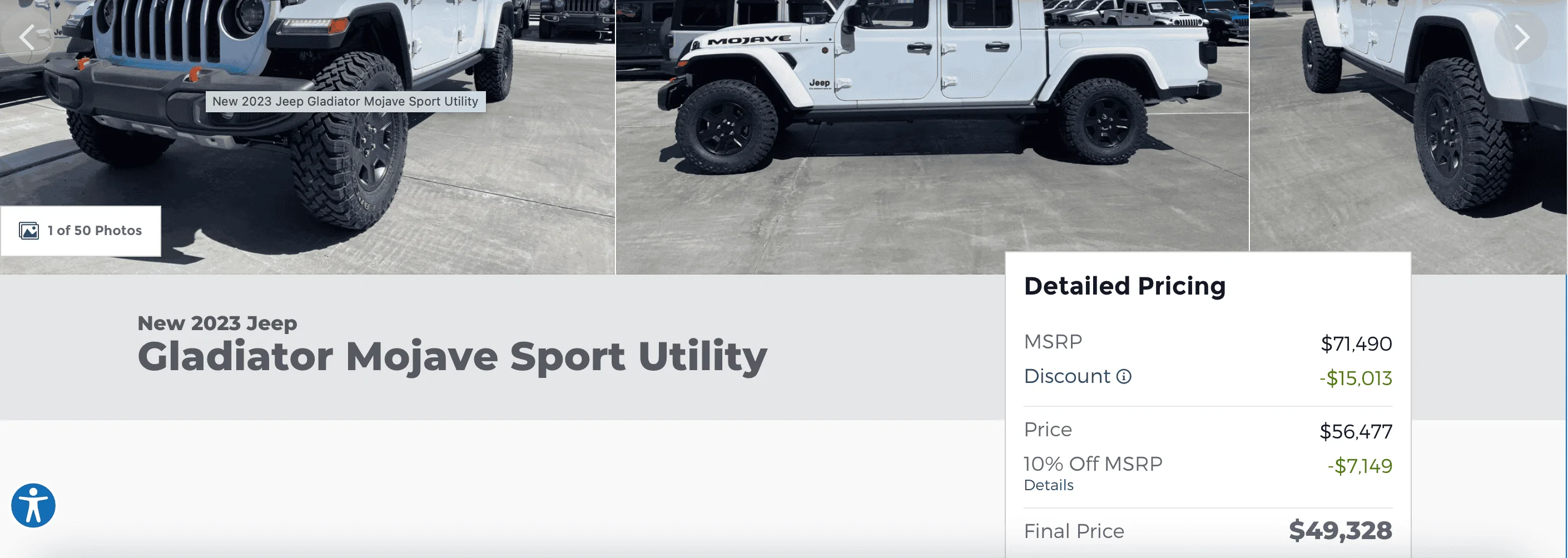 Jeep Gladiator The Mojave with the highest configuration in California has so many discounts！ 2023-10-10 18.13.53