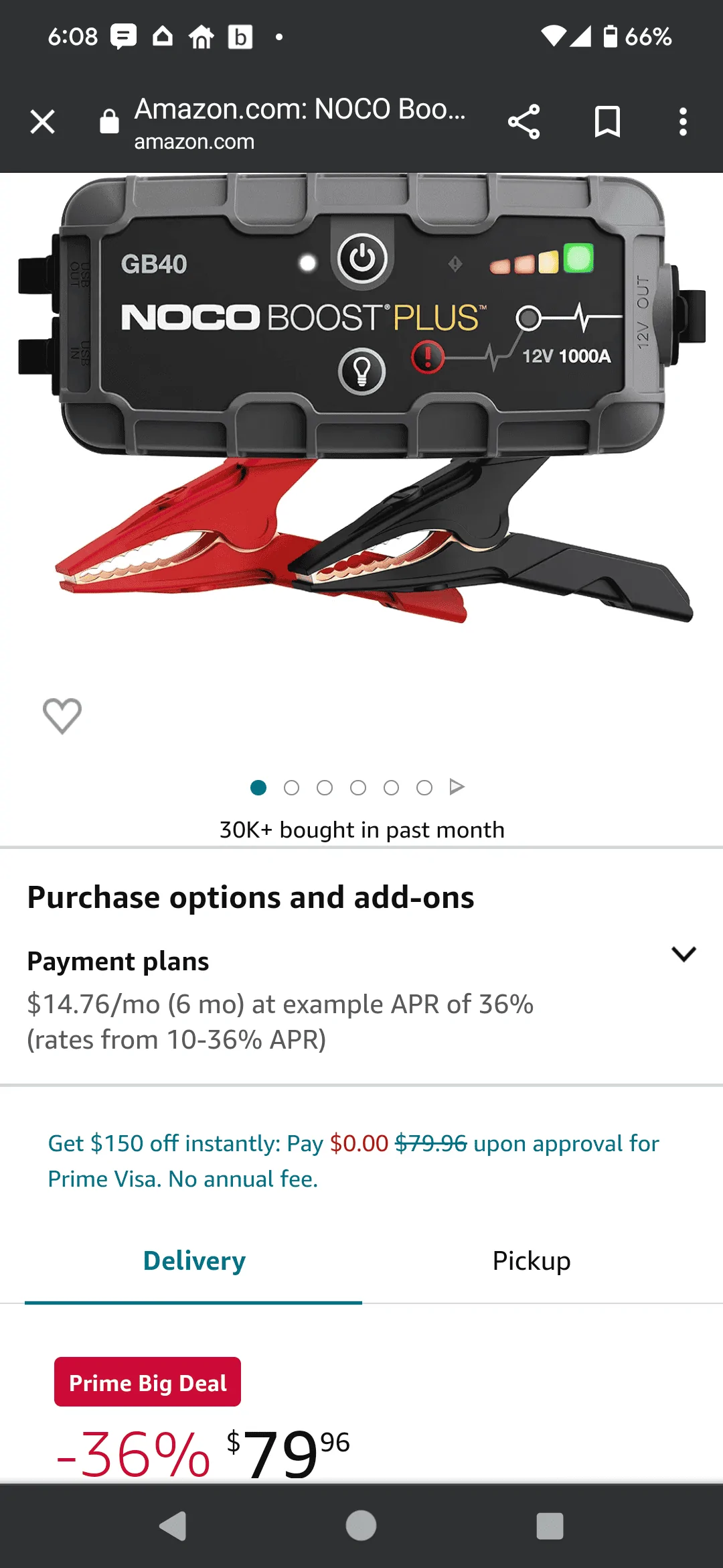 Jeep Gladiator Oct 10-11 2023 Amazon Prime Day Deals Screenshot_20231011-180806