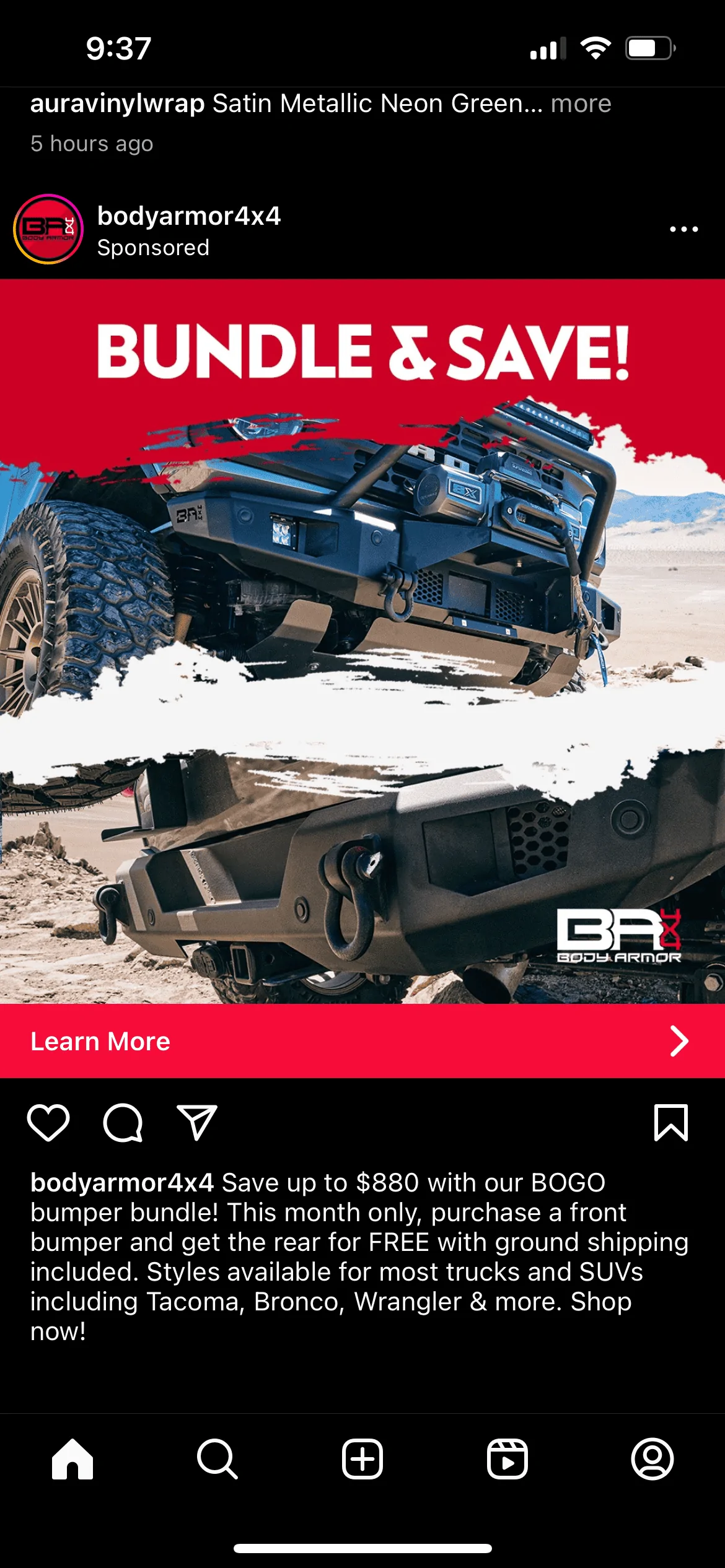 Jeep Gladiator Body Armor 4x4 BOGO free rear bumper deal? IMG_8242[1]