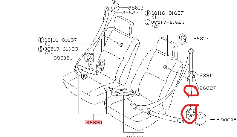 Jeep Gladiator rear seat belps ripped Screenshot 2023-10-12 112835