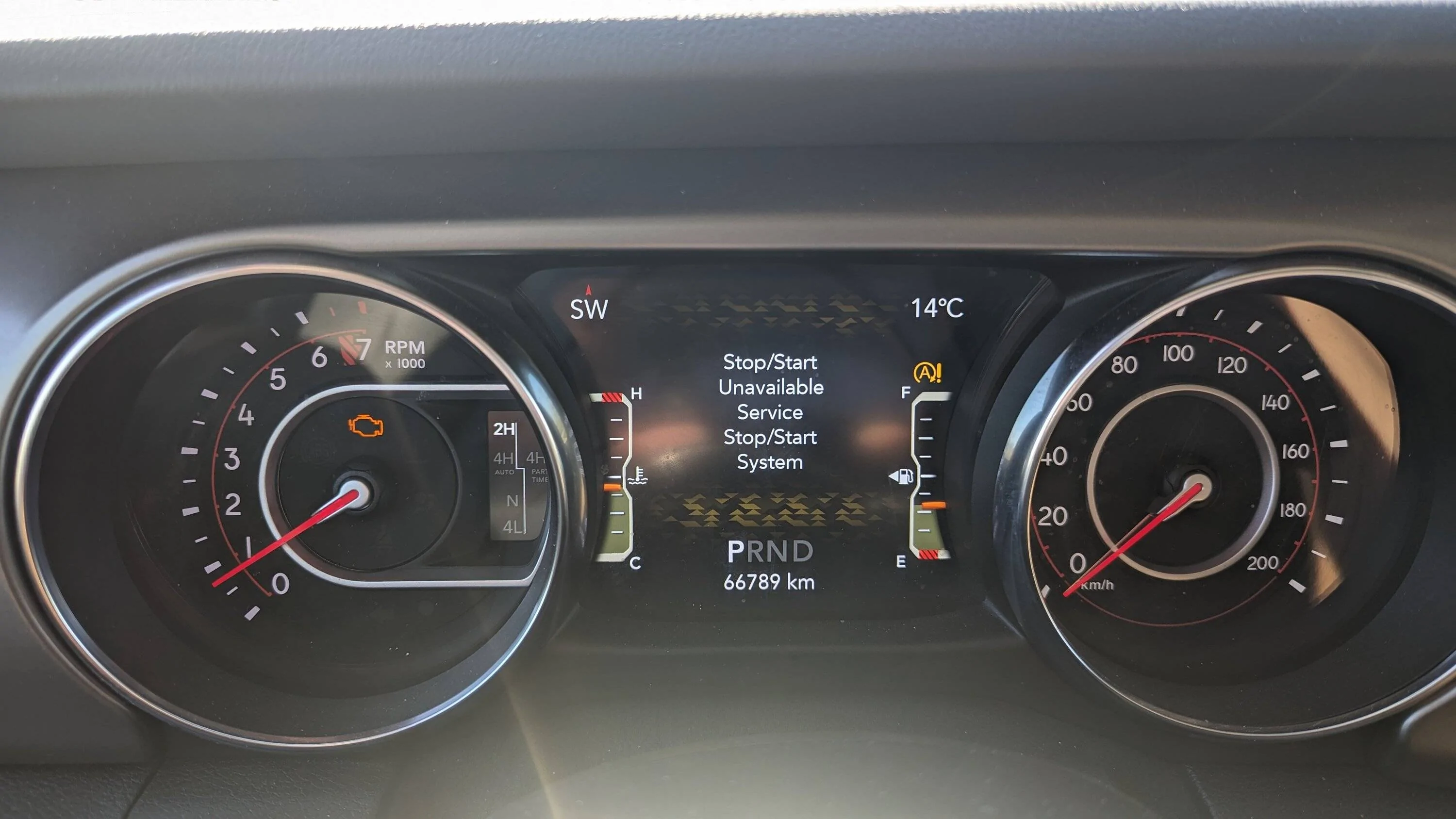 Jeep Gladiator Start Stop/ CEL PXL_20231016_185825865