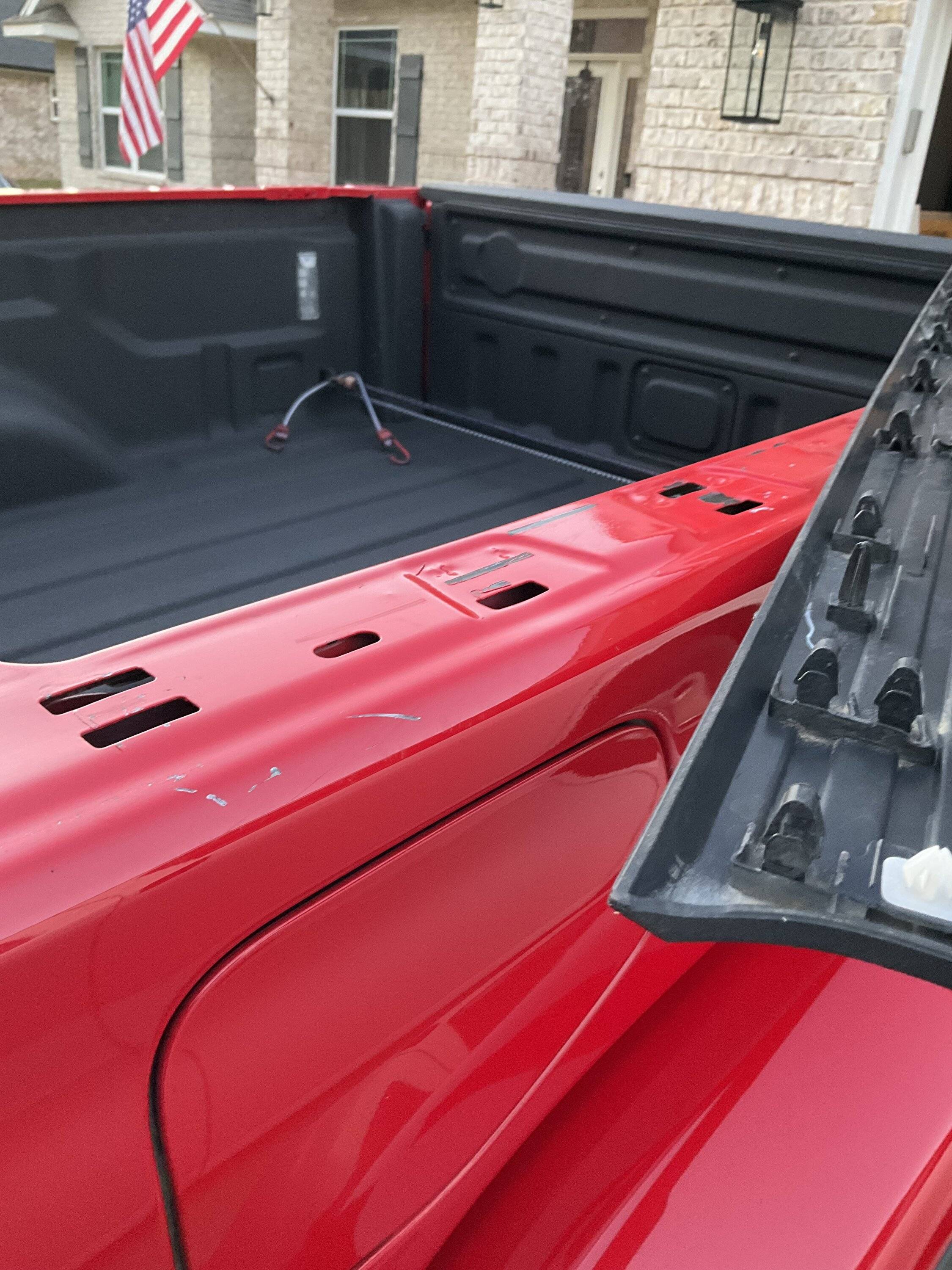Jeep Gladiator Beefing up the top bed rails IMG_0226