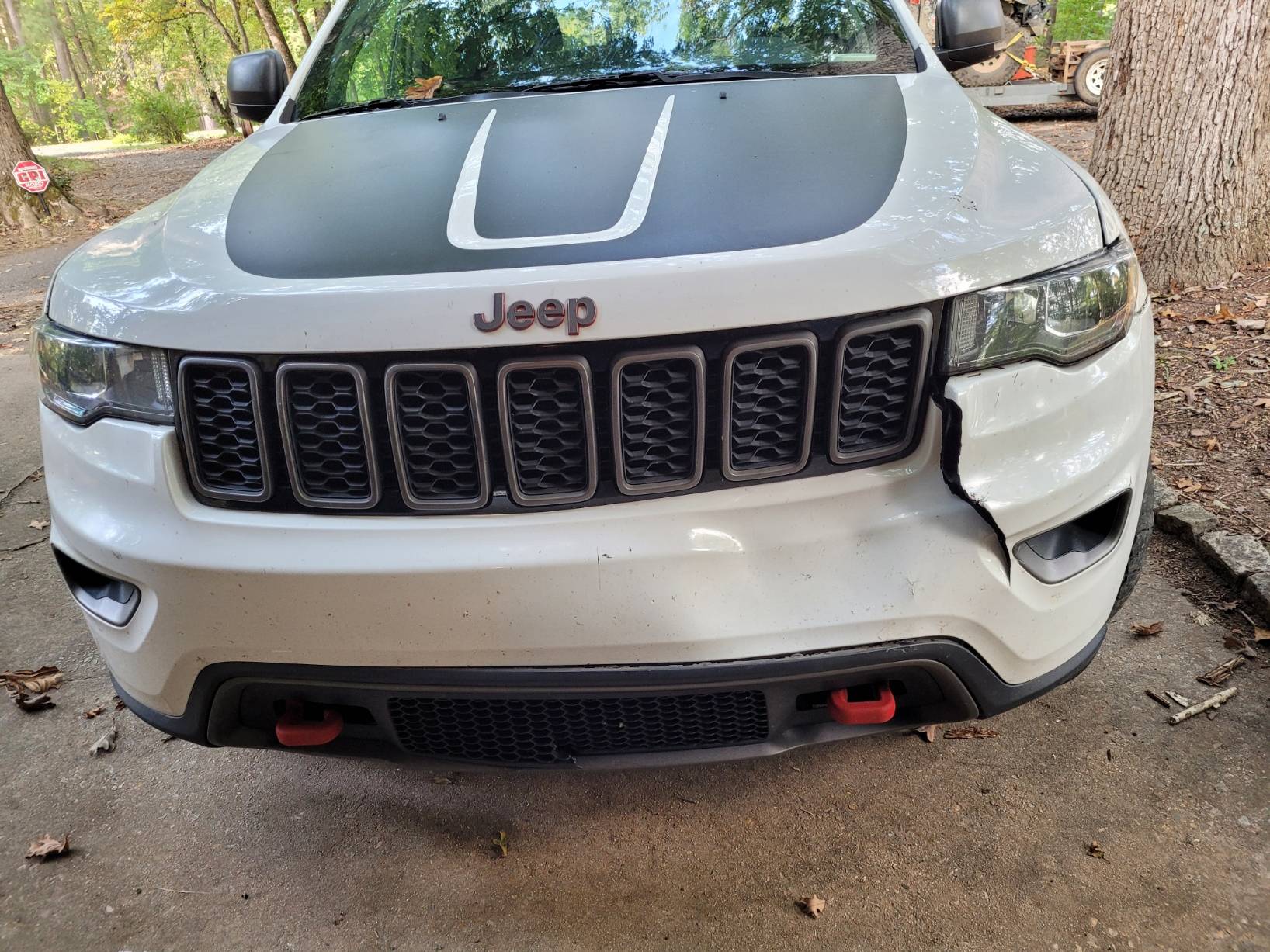 Jeep Gladiator Deer played tag with me today... WK2 Bumper cover