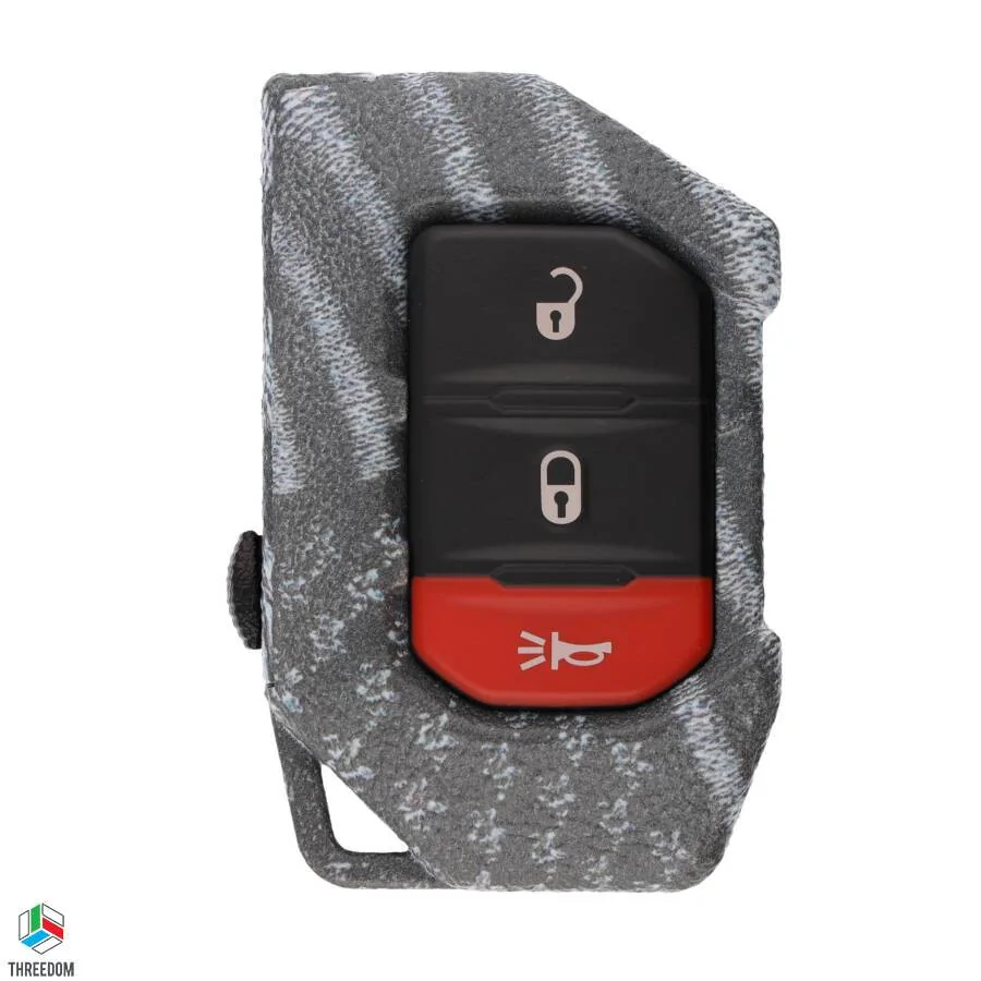 Jeep Gladiator ? ? Threedom Fob Scrapbook - Show us your "Threedom" Fob! Model S+ Subdued Flag