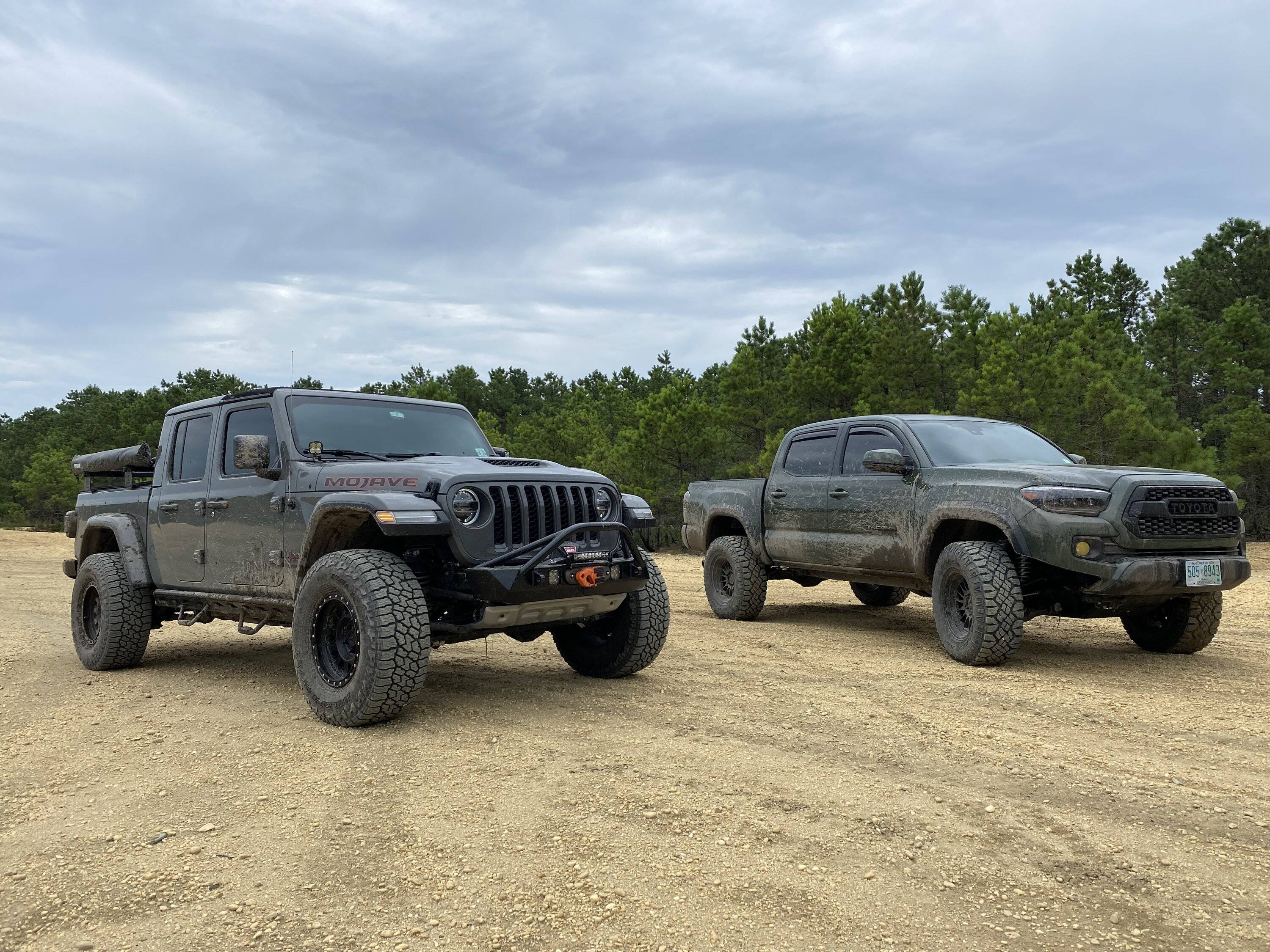 Jeep Gladiator Mojave Owners with new front bumpers IMG_2089