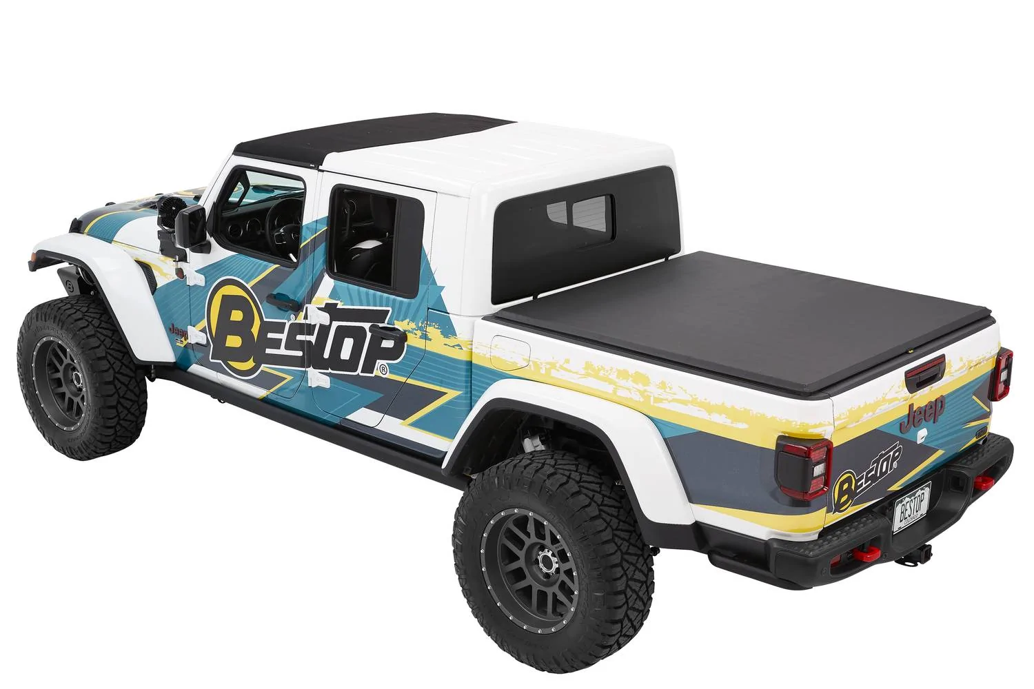 Jeep Gladiator Bestop - Ez-Roll™ Soft Tonneau Cover (New) - Premium Twill 70419_source_1683692921