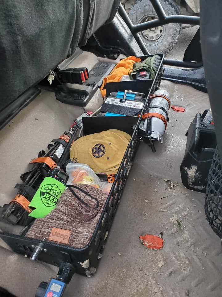 Jeep Gladiator I'm looking for more under seat storage space in the rear 296446466_1739796359713453_2897640676948868976_n