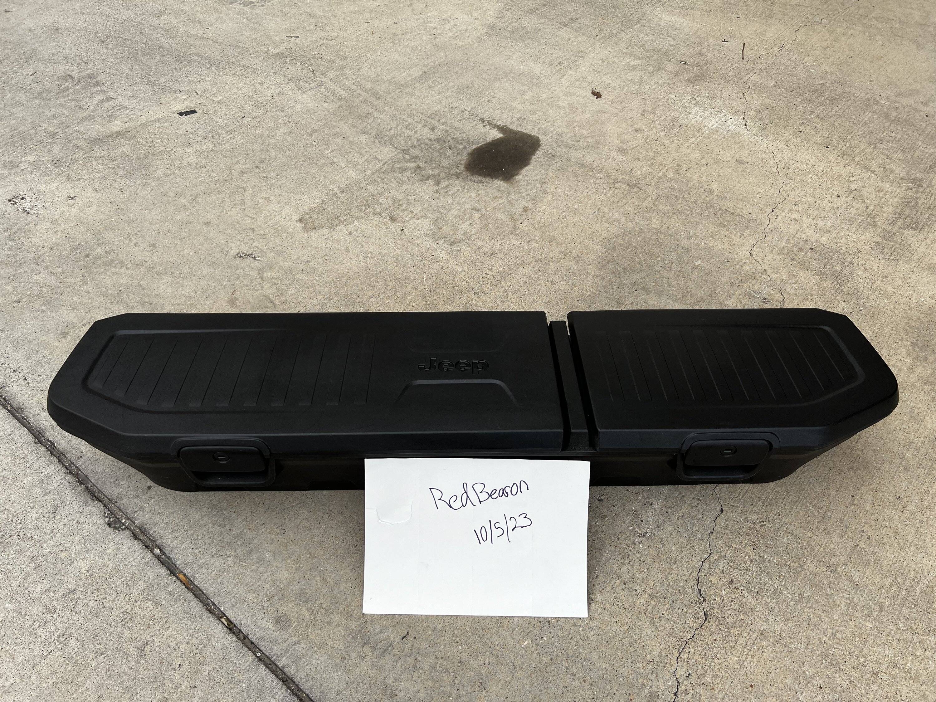 Jeep Gladiator Rear Under Seat Lockable Storage Bin IMG_2717 2