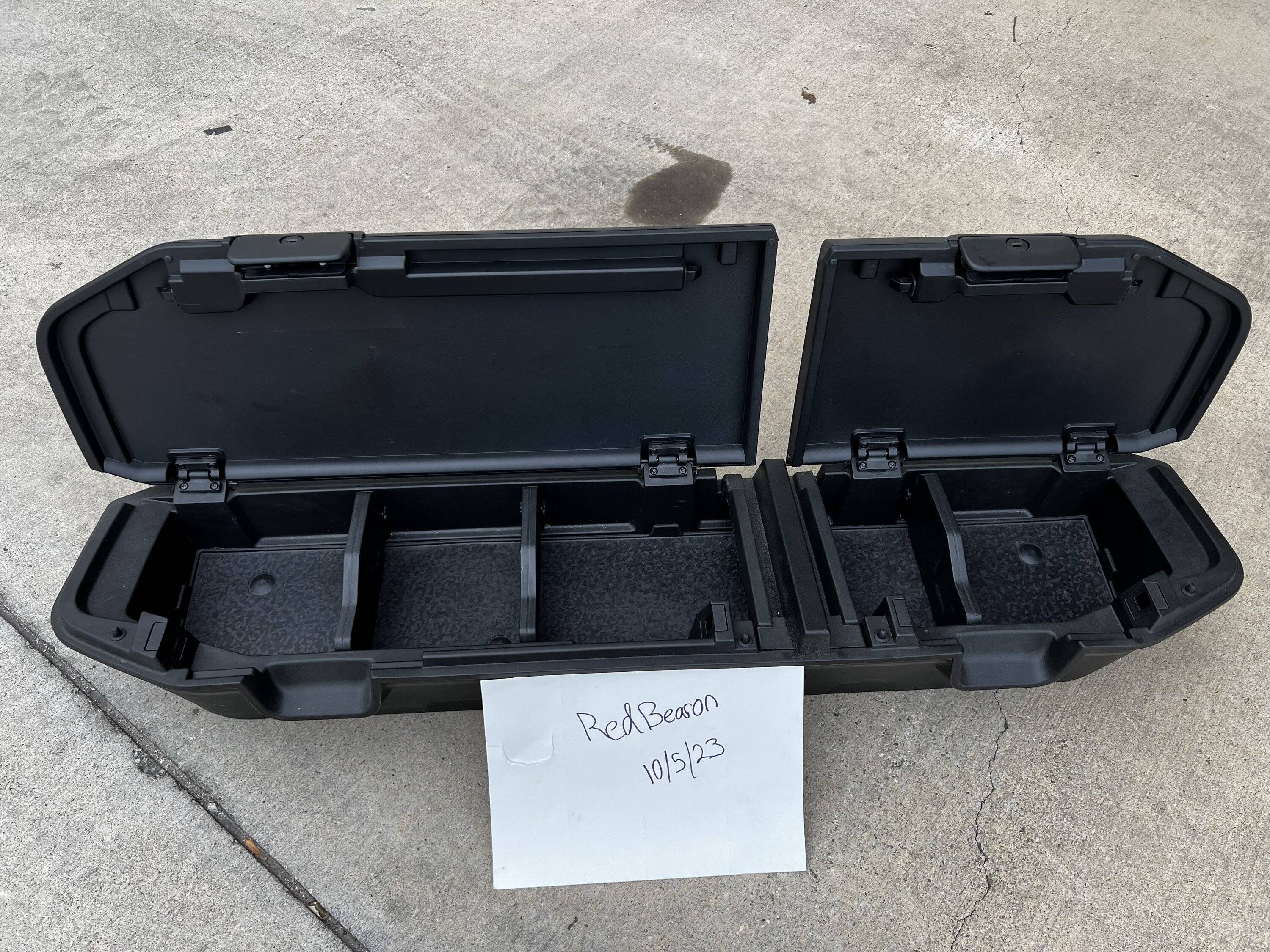 Jeep Gladiator Rear Under Seat Lockable Storage Bin IMG_2718 2