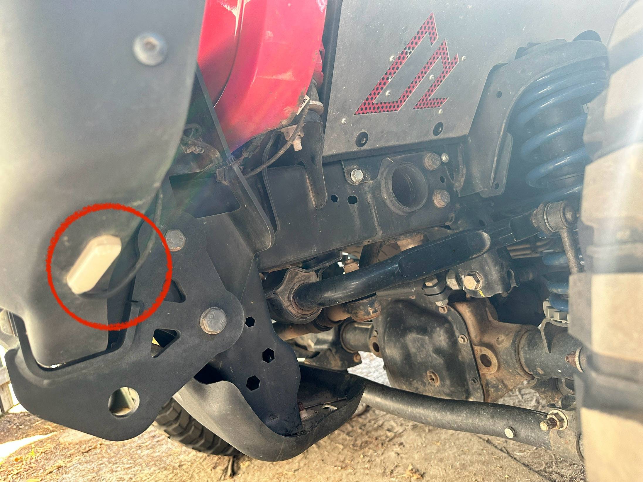 Jeep Gladiator Rock light mounting IMG_2399