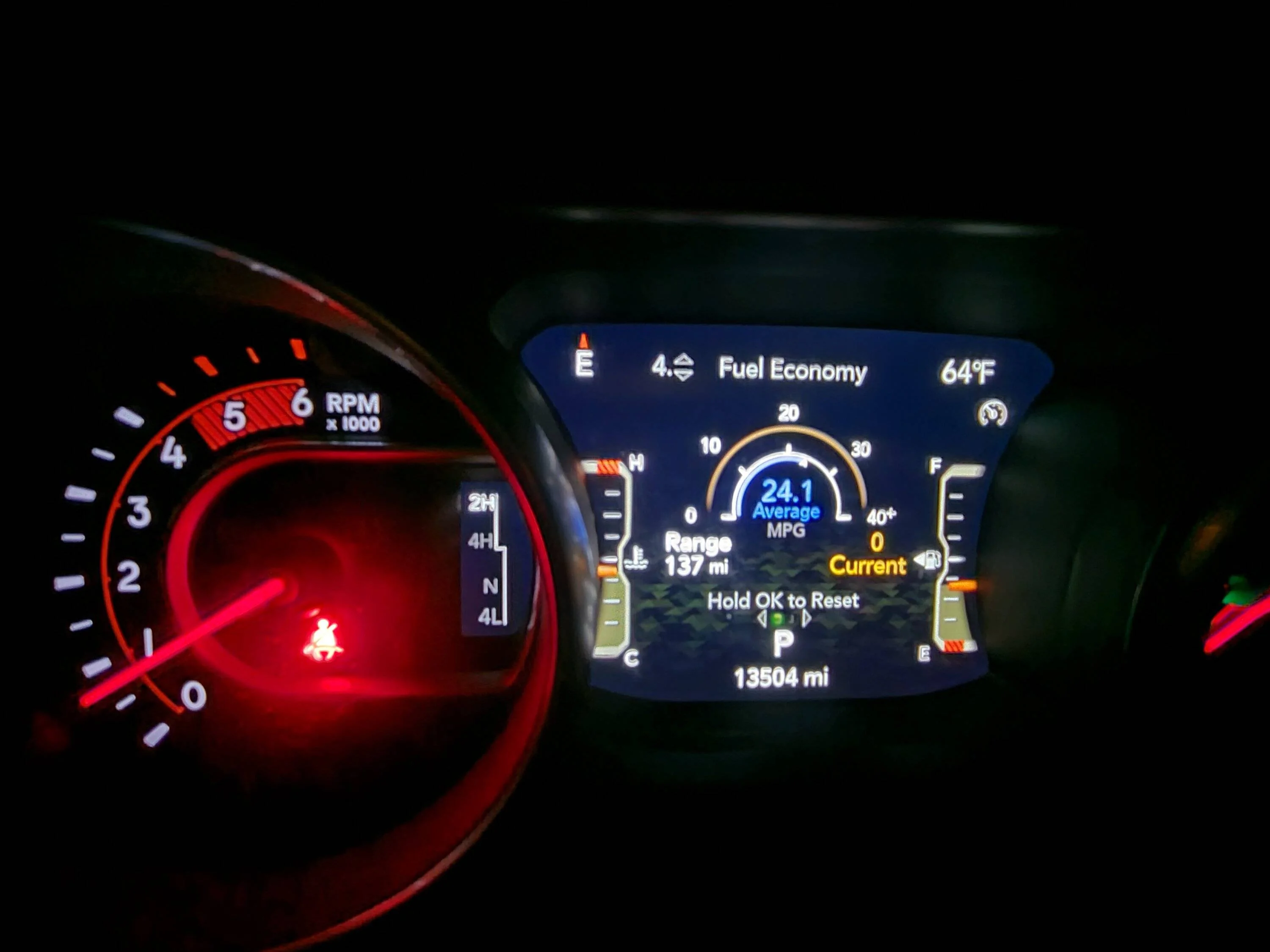 Jeep Gladiator Help me figure out my dash display 20231030_065937