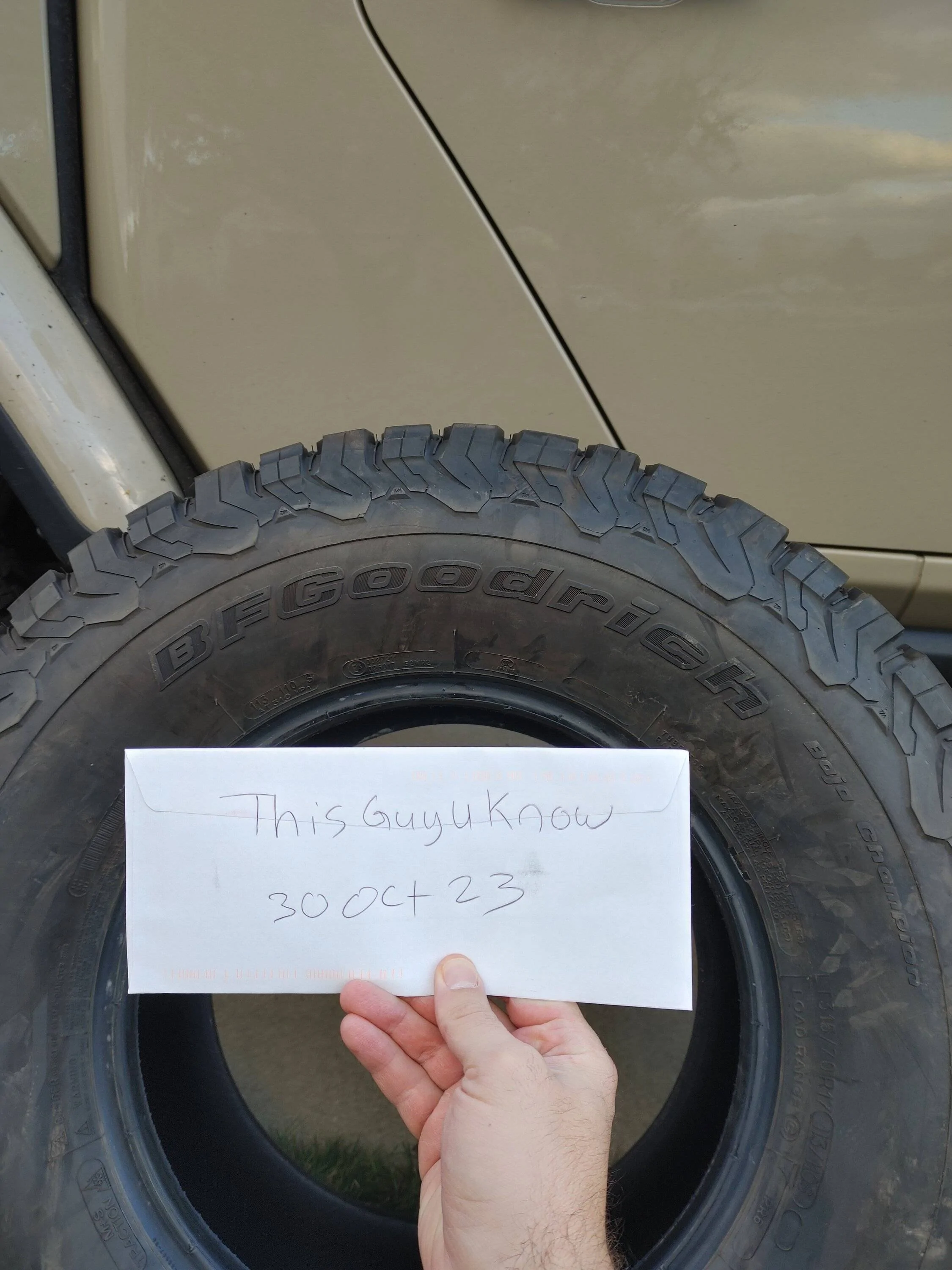 Jeep Gladiator 5 BFG Tko2 315 70 17 and Rubicon take off wheels 1030231744_HDR