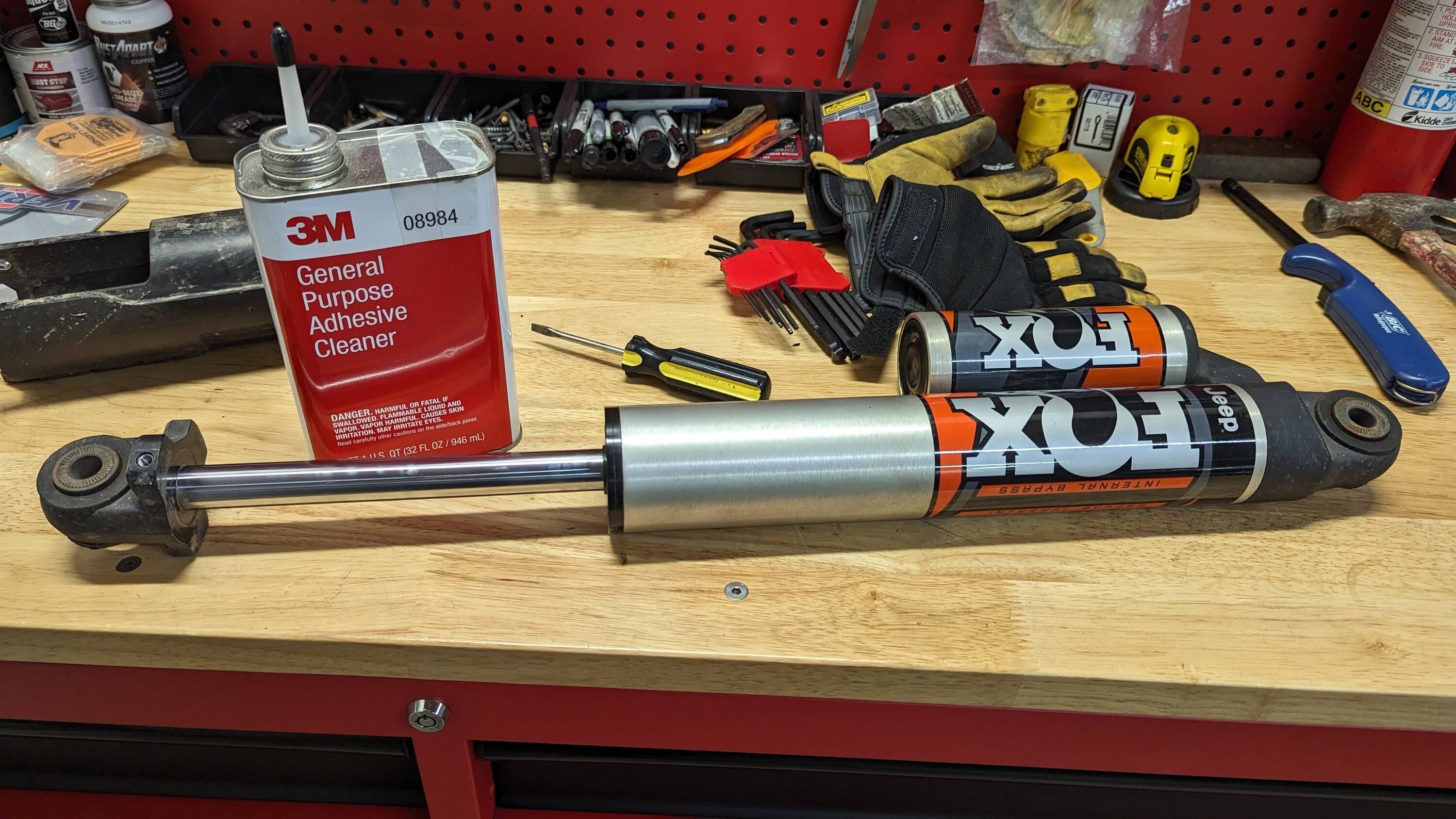 Jeep Gladiator The Rainy Day Mojave Rear Shock Noise Abatement Project PXL_20231031_181111617