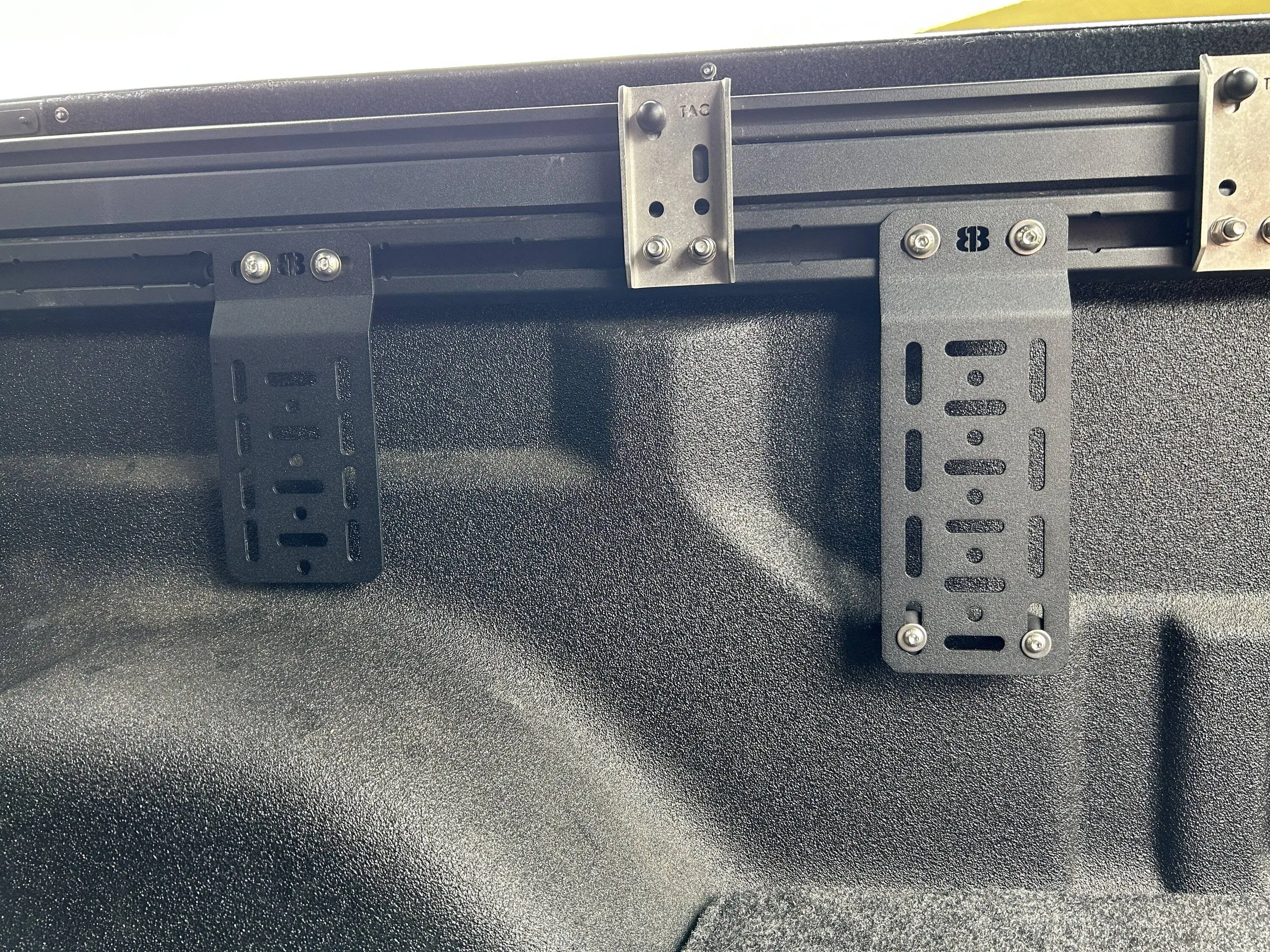 Jeep Gladiator Stainless Steel Bed Rail Accessory Mounts - 813 Fabrication & Design IMG_2687