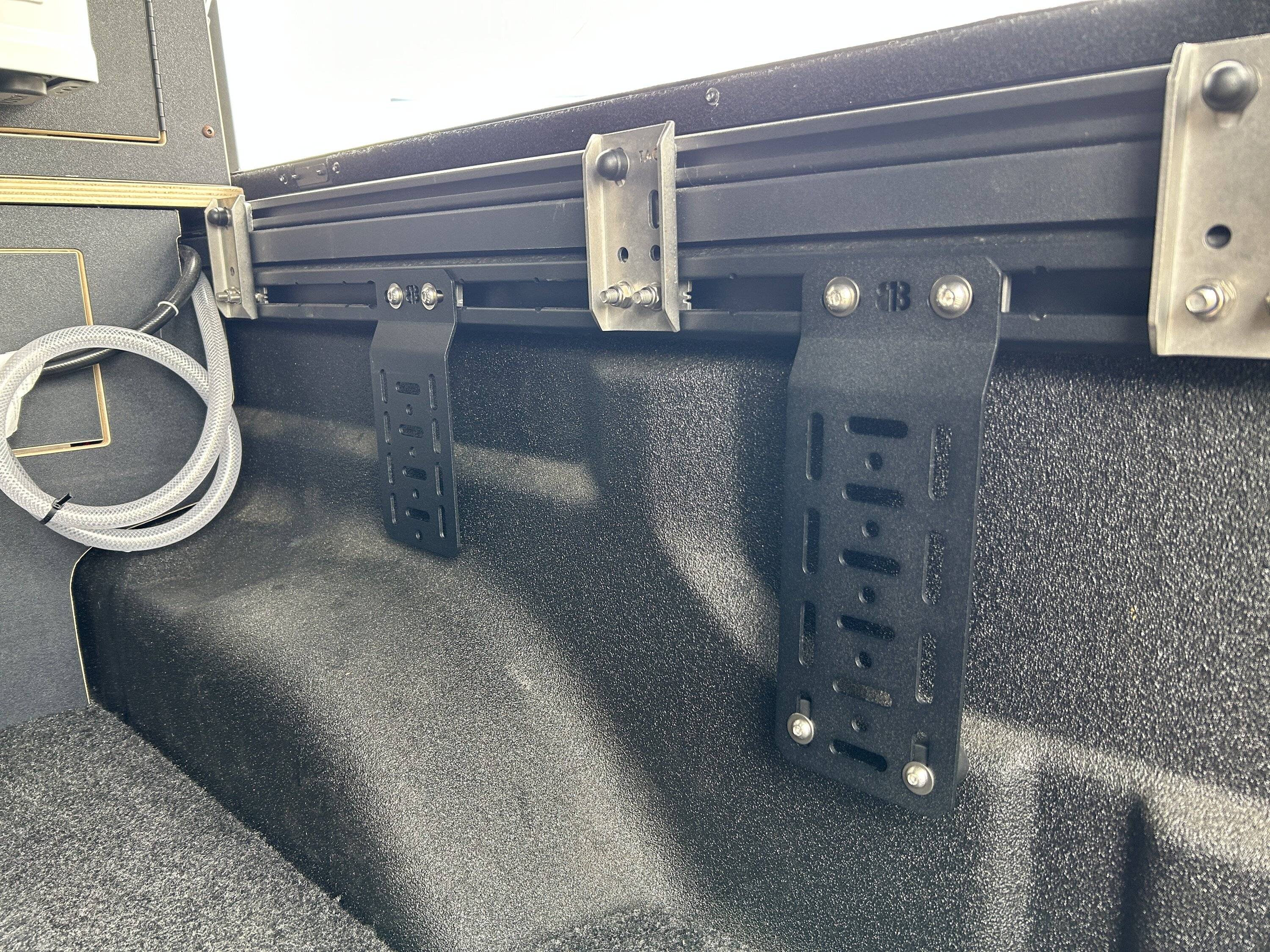 Jeep Gladiator Stainless Steel Bed Rail Accessory Mounts - 813 Fabrication & Design IMG_2685