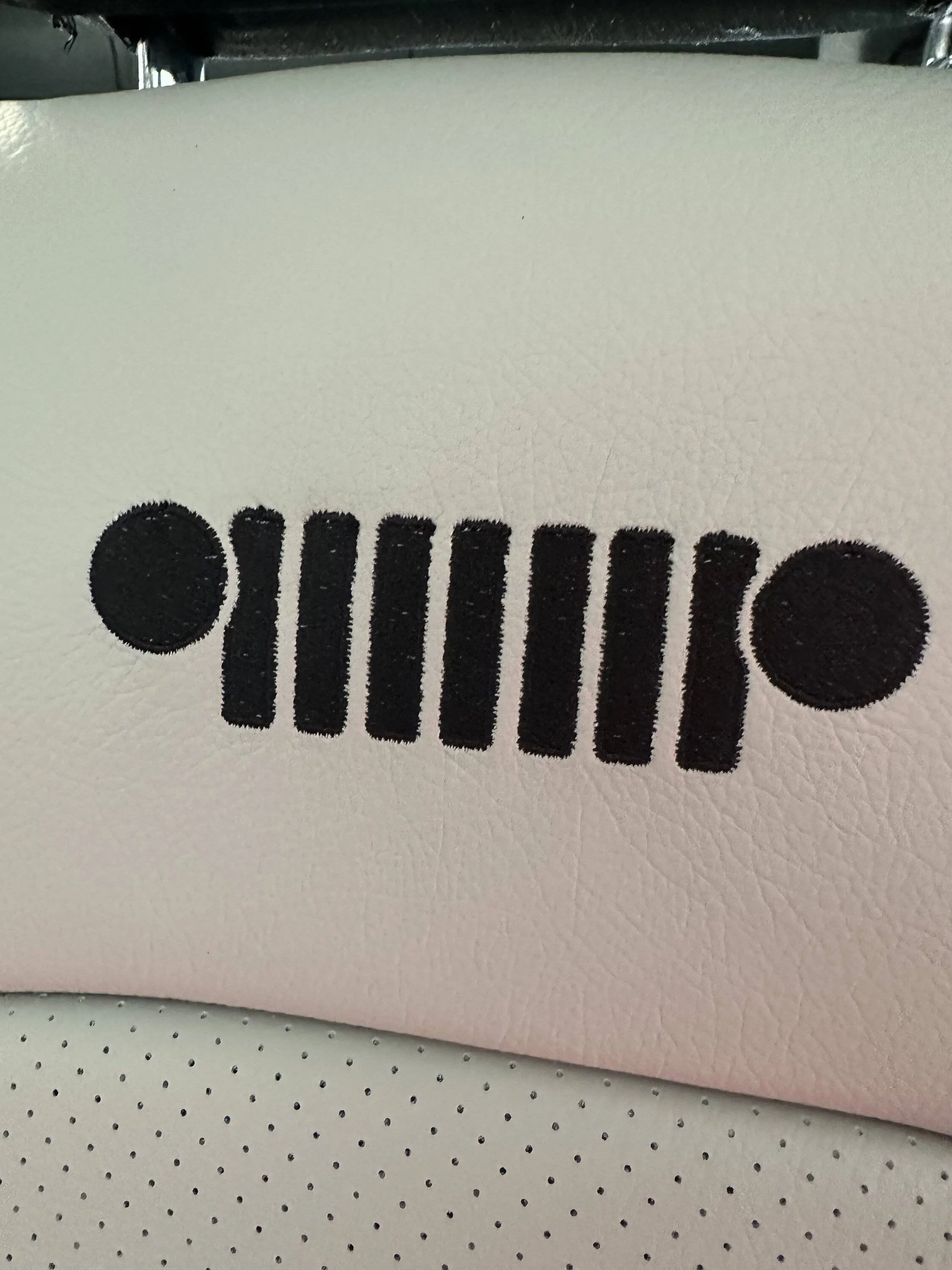 Jeep Gladiator Katzkin leather installed in my 2023 Sport S IMG_0991