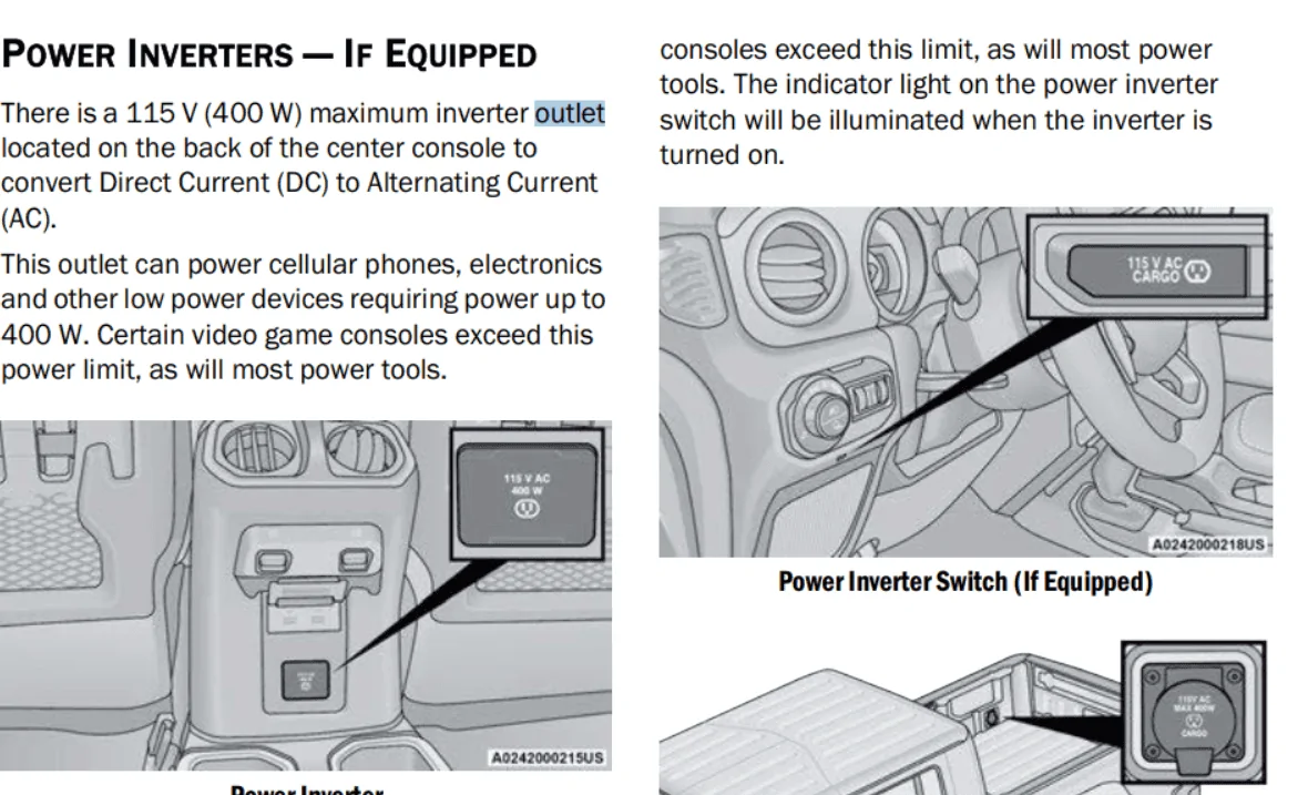 Jeep Gladiator 115V Plug Install in the JT's Bed? 1699151054133