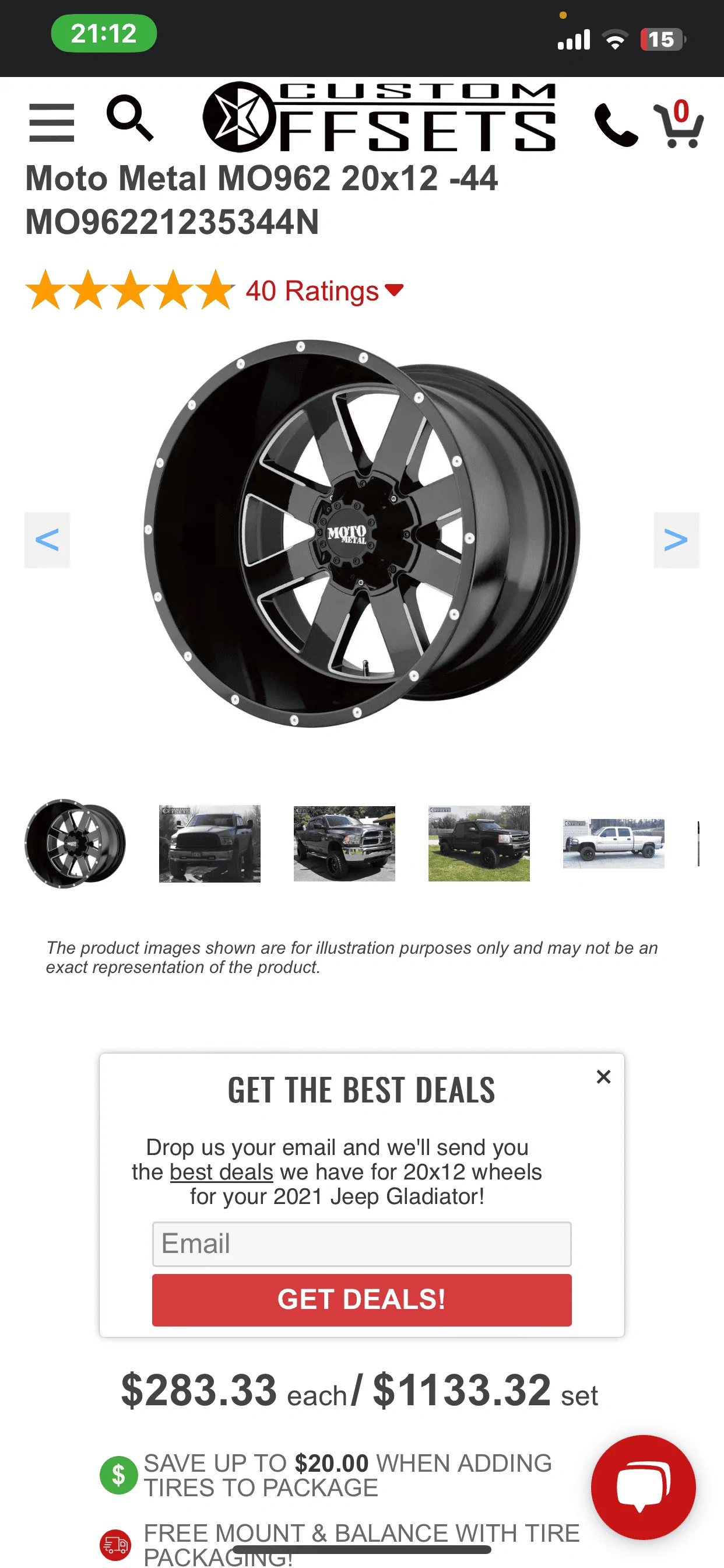 Jeep Gladiator Motometal rims and tires 37X12.5X20 IMG_3958