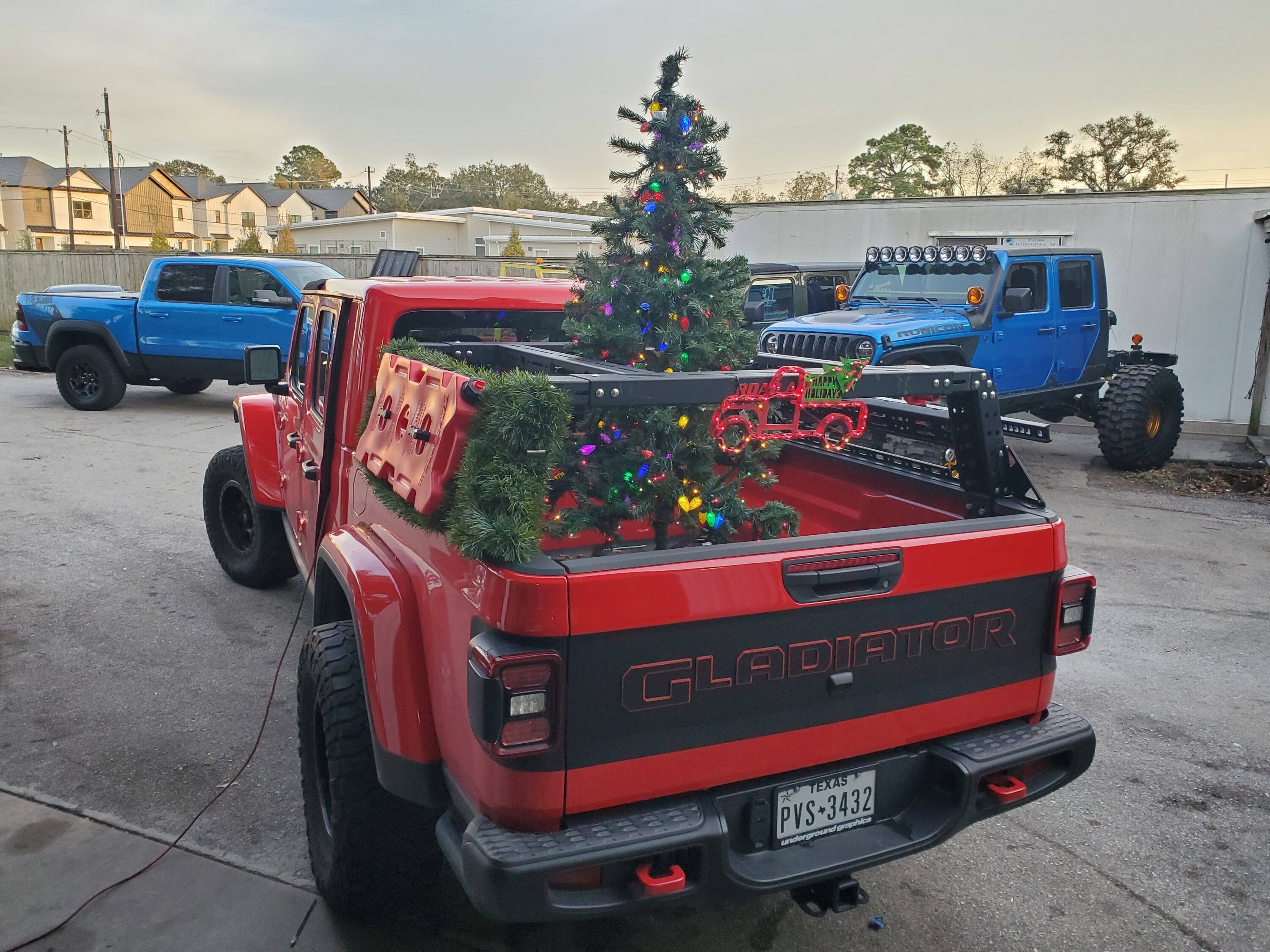 Jeep Gladiator Surprised I lasted this long before decorating my jeep. 20211202_170418