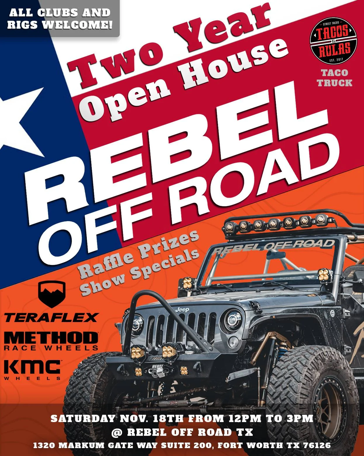 Jeep Gladiator REBEL OFF ROAD TEXAS 2 YEAR OPEN HOUSE IMG_6788