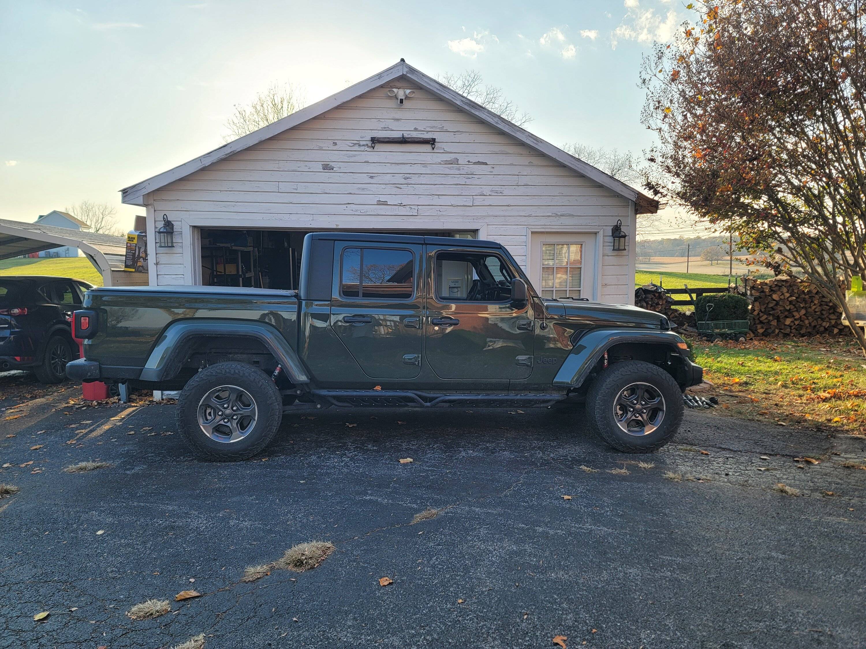 Jeep Gladiator Rubi take offs and spacer lift lessons learned 20231105_155805
