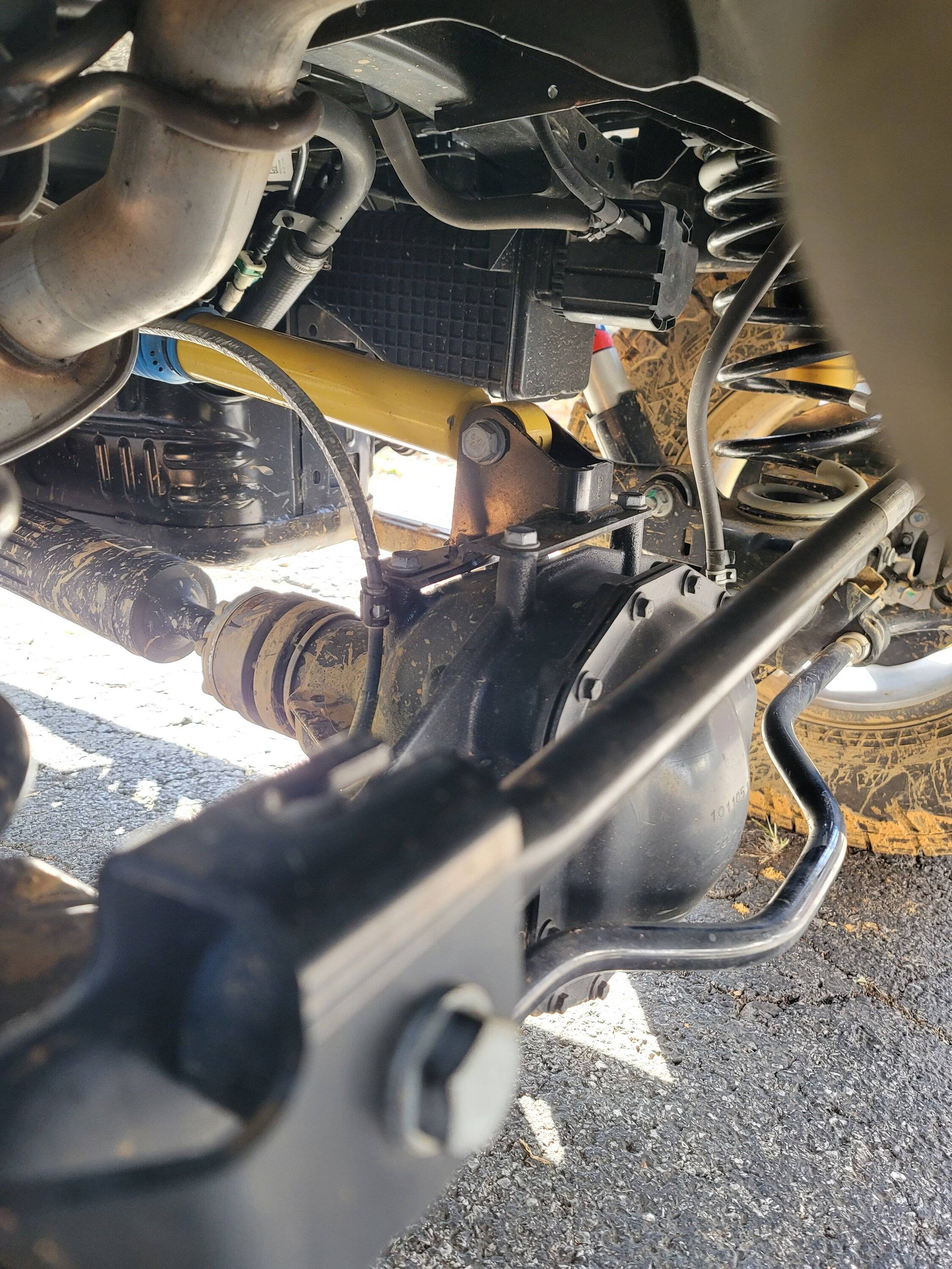 Jeep Gladiator Rubi take offs and spacer lift lessons learned 20231108_131846