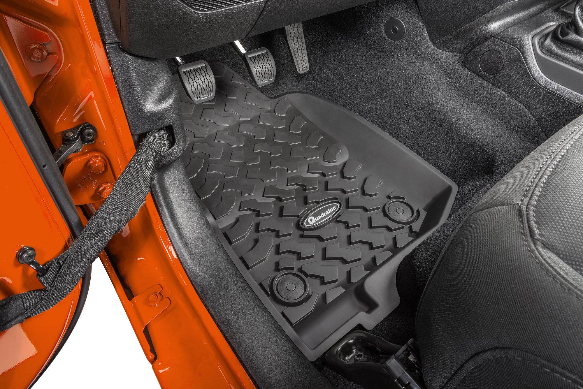 Jeep Gladiator All weather matts Quadratec-Front-Floor-Liners-JT-gladiator-Installed-Driver-Side_1