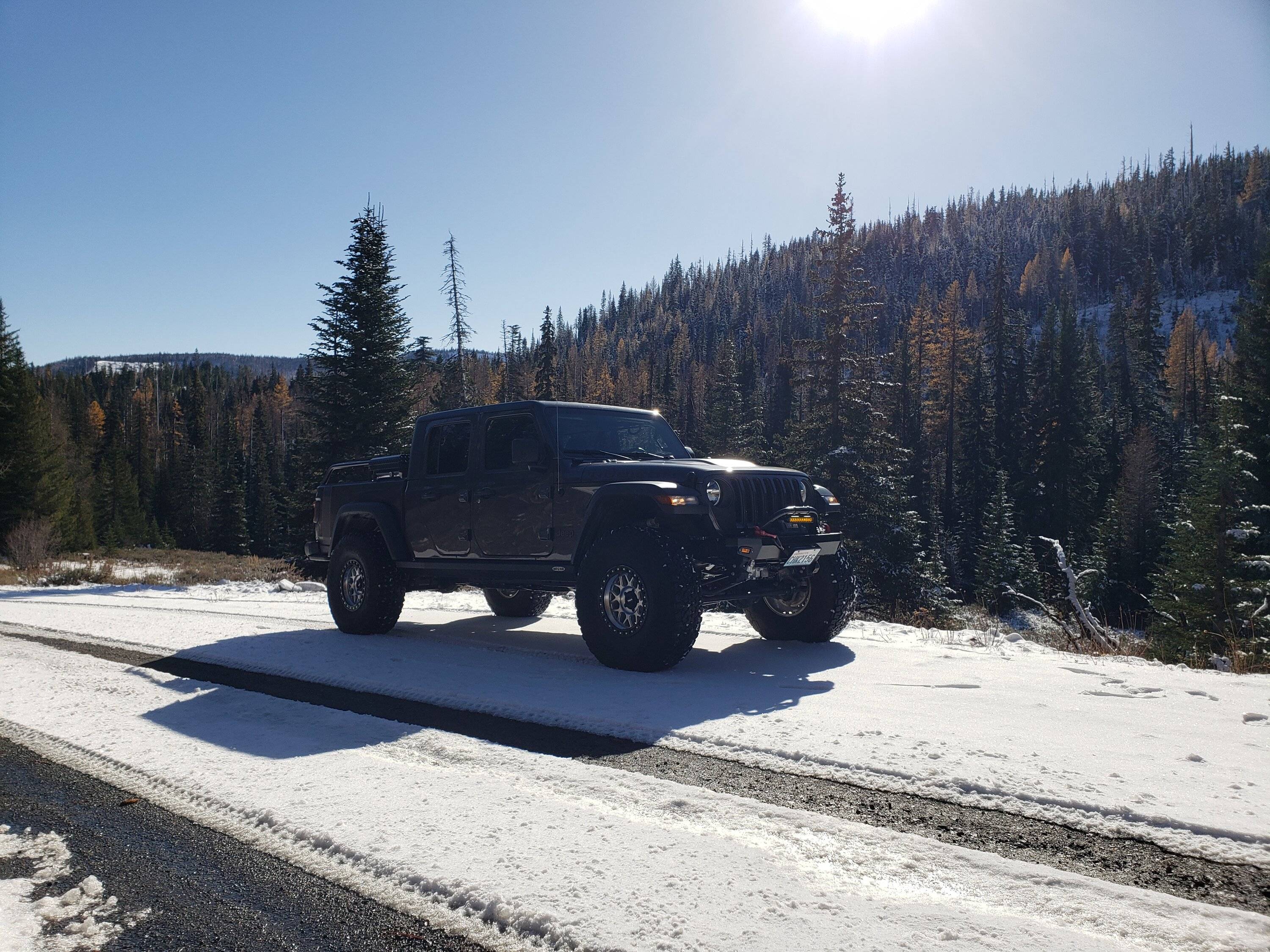 Jeep Gladiator Snow Wheeling Season Opener 08Nov2023 20231108_113149