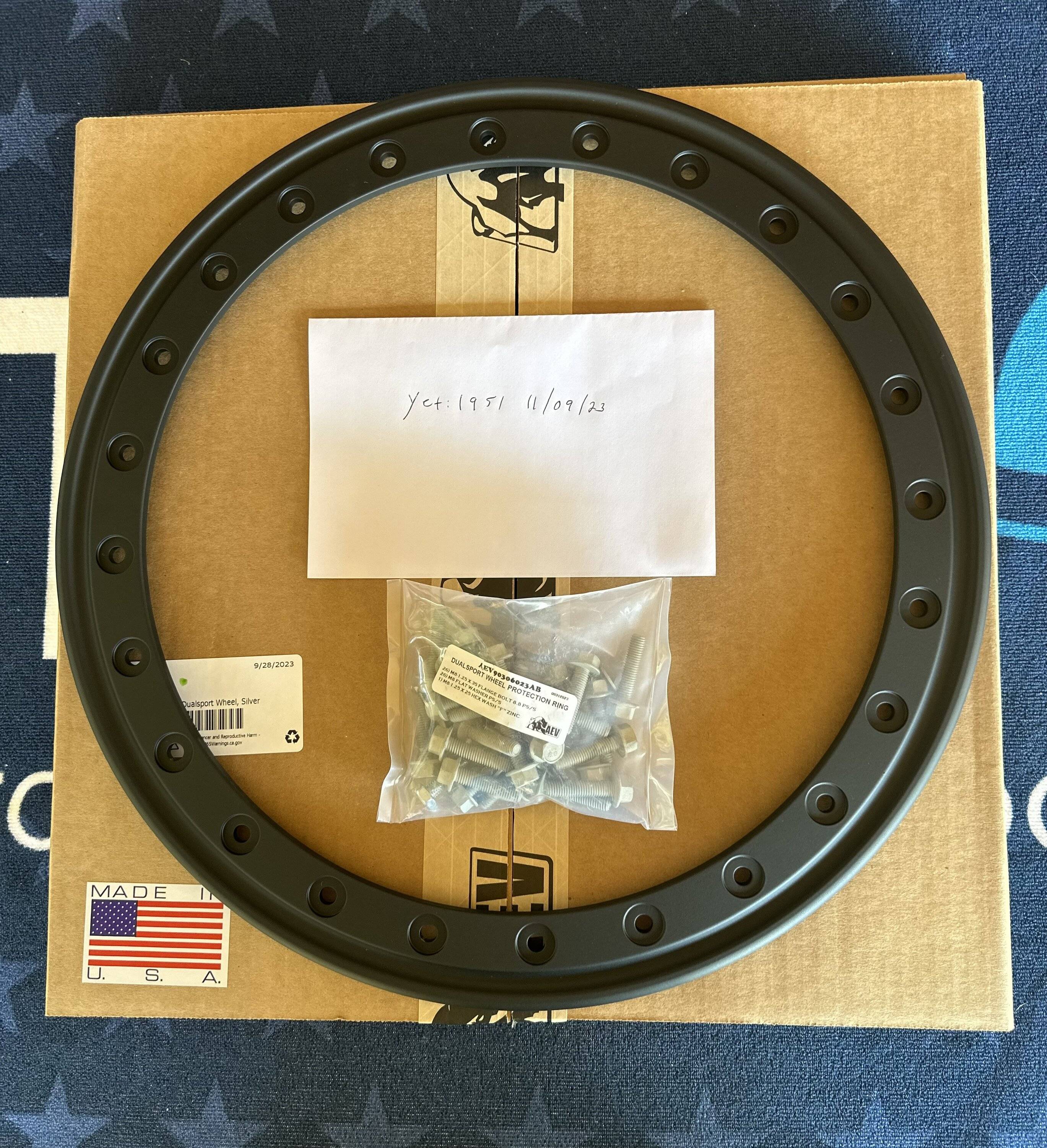 Jeep Gladiator AEV Borah DualSport Protection Ring NEW In Box Satin Shadow Black 20402127AA $600 OBO IMG_7749