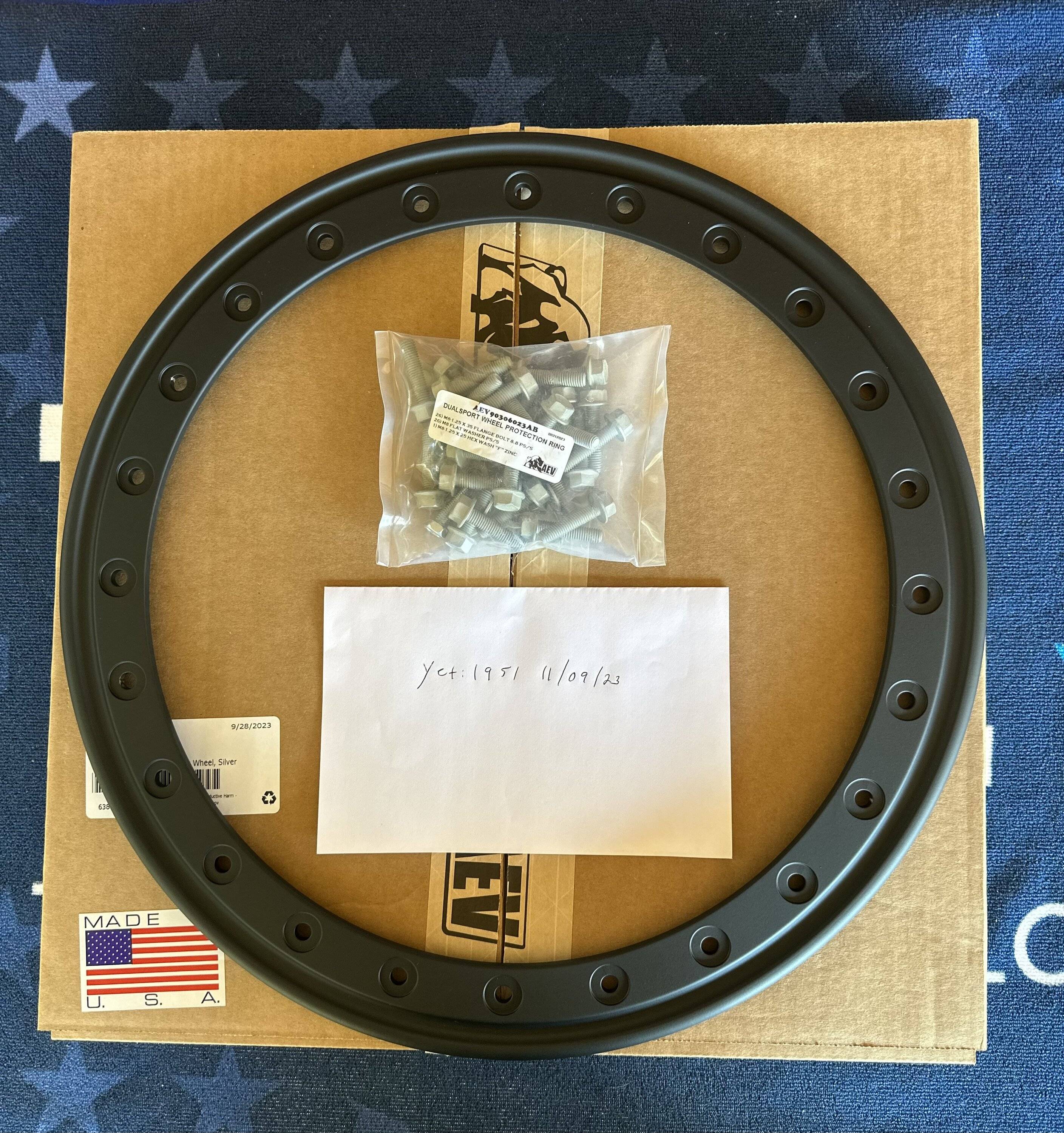 Jeep Gladiator AEV Borah DualSport Protection Ring NEW In Box Satin Shadow Black 20402127AA $600 OBO IMG_7752