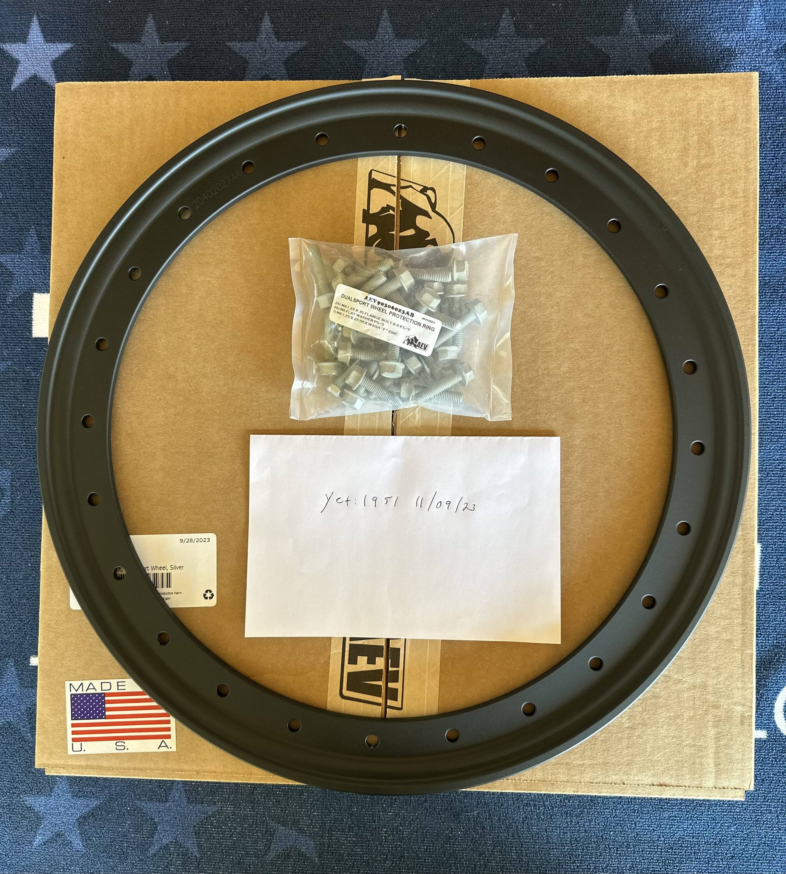 Jeep Gladiator AEV Borah DualSport Protection Ring NEW In Box Satin Shadow Black 20402127AA $600 OBO IMG_7753